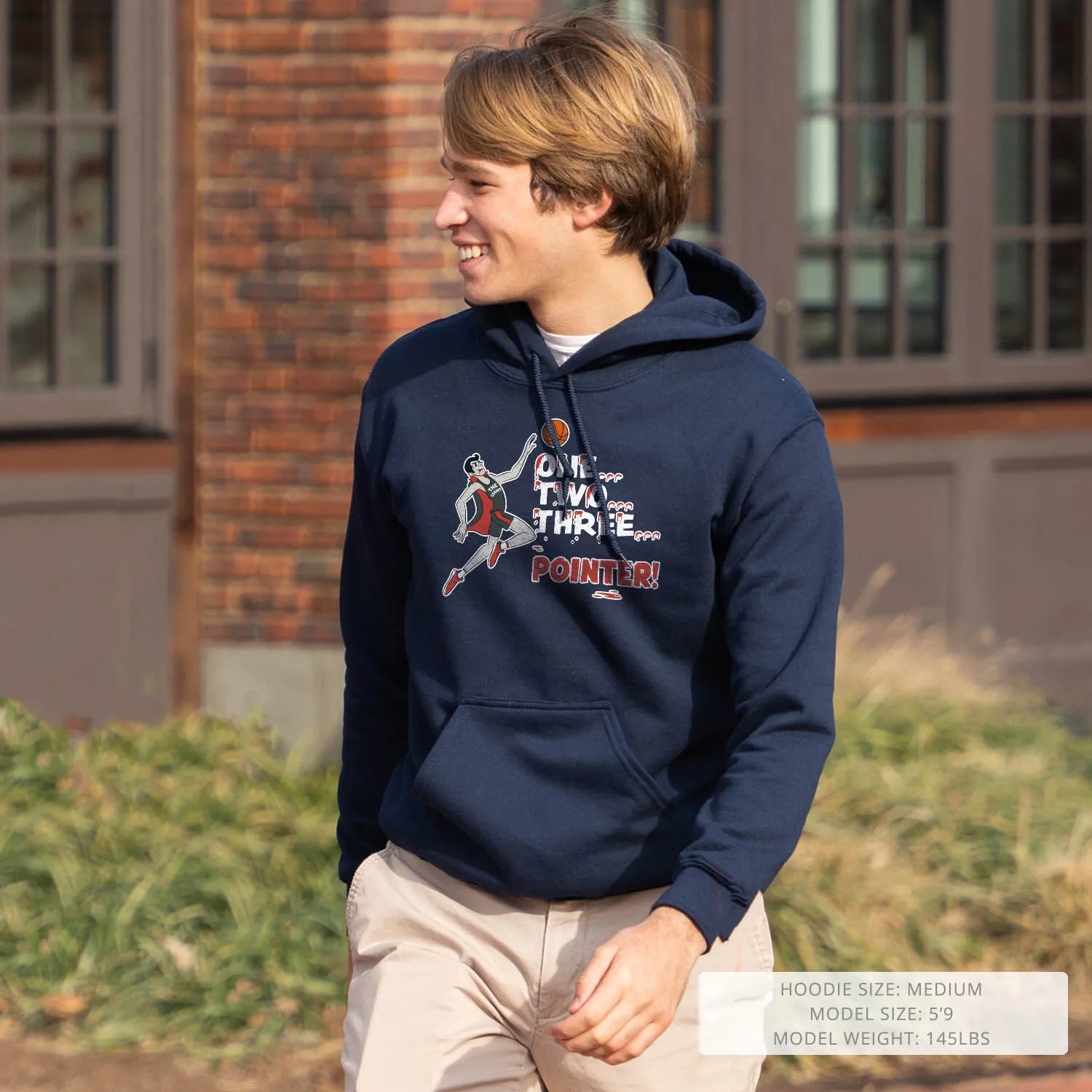 Basketball Hooded Sweatshirt - The Count 