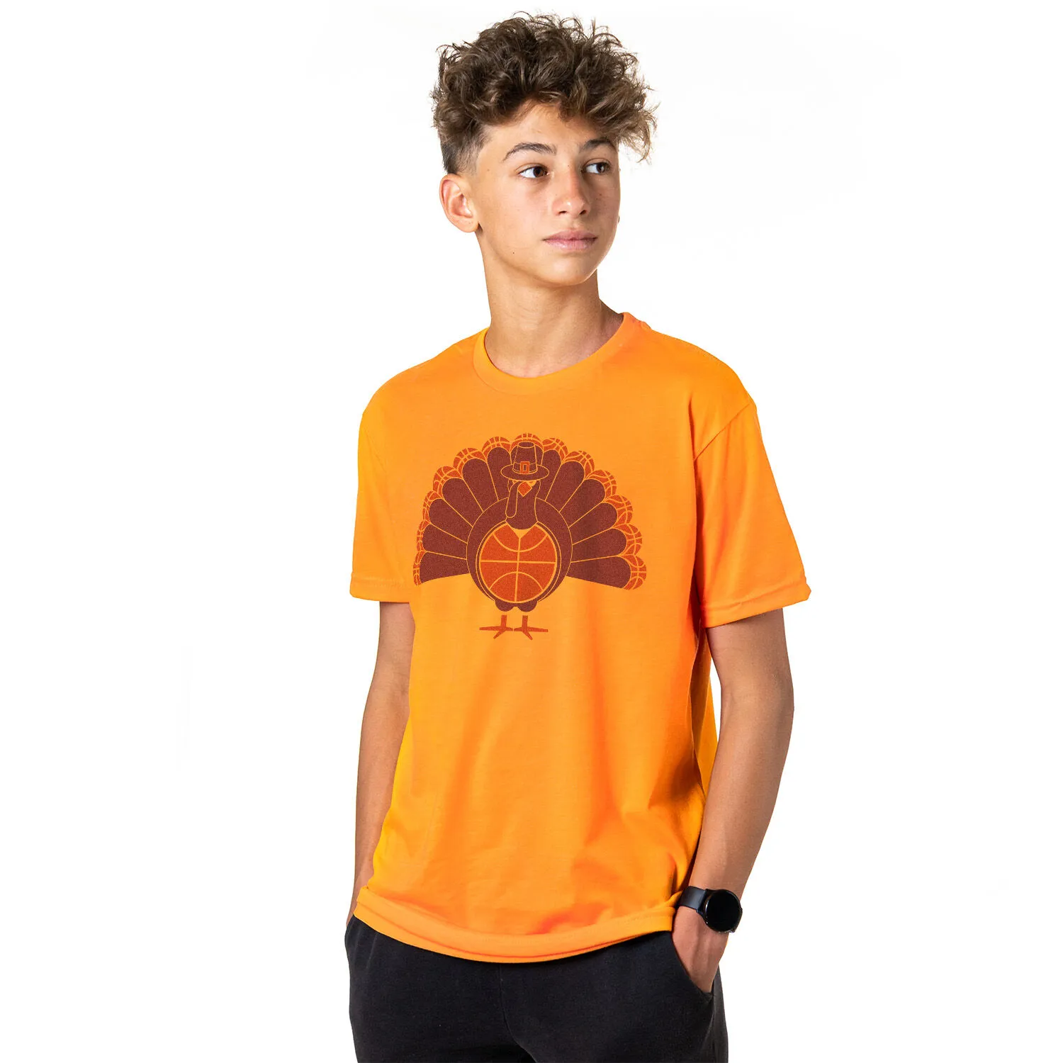 Basketball Short Sleeve T-Shirt - Turkey Player 
