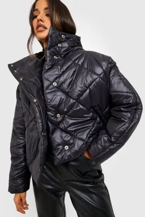 Batwing Puffer Jacket