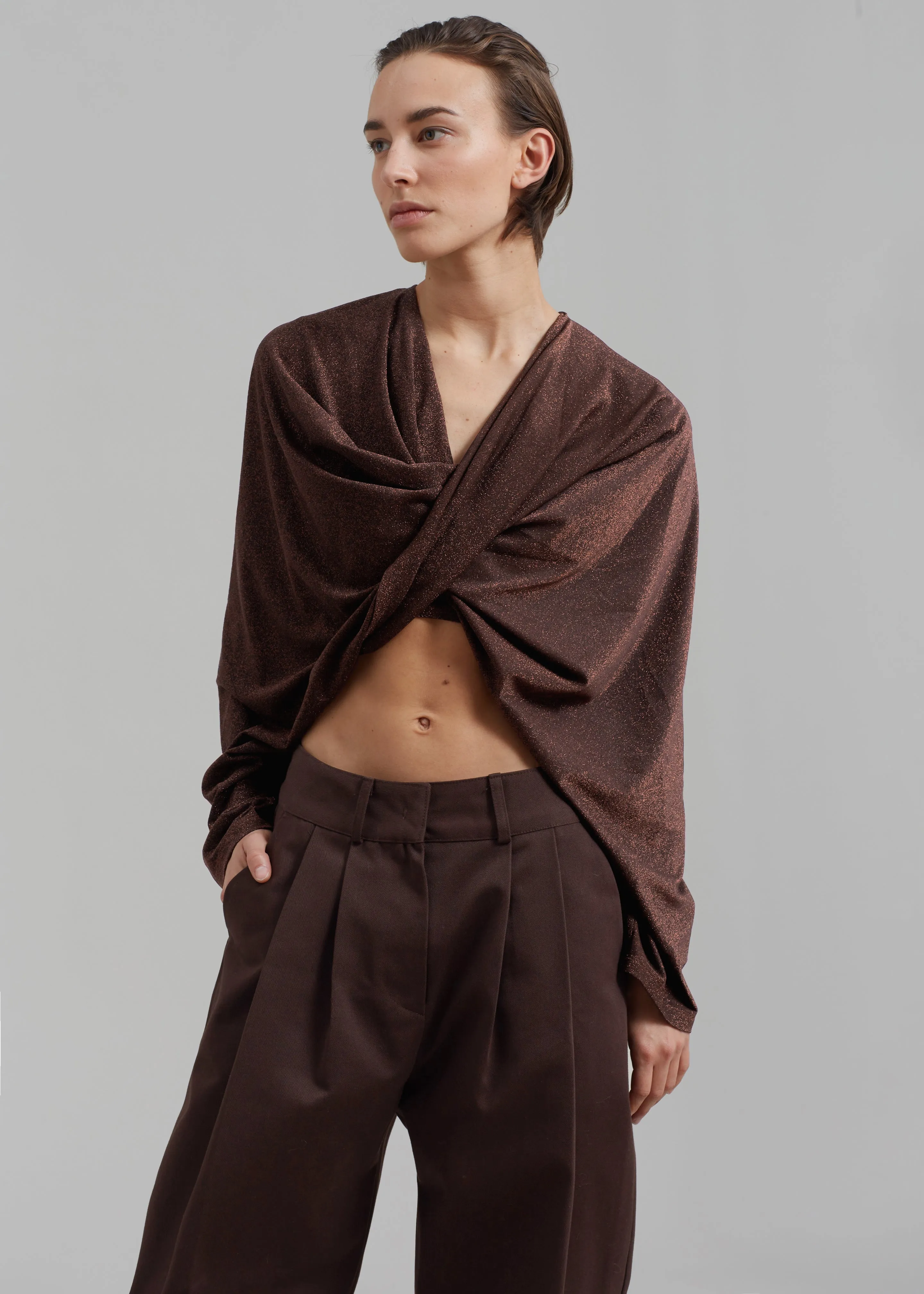 Beaufille Twist Sweater - Espresso
