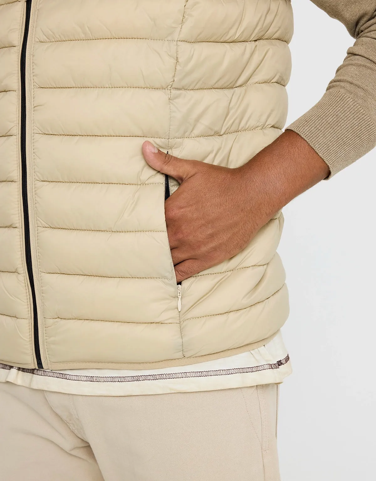 Beige Vest - Nanga