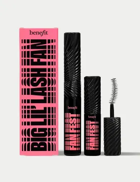 Benefit Women's Big Lil Lash Fan Fanning & Volumising Fan Fest Mascara Duo Set (Worth £42) 12.5g