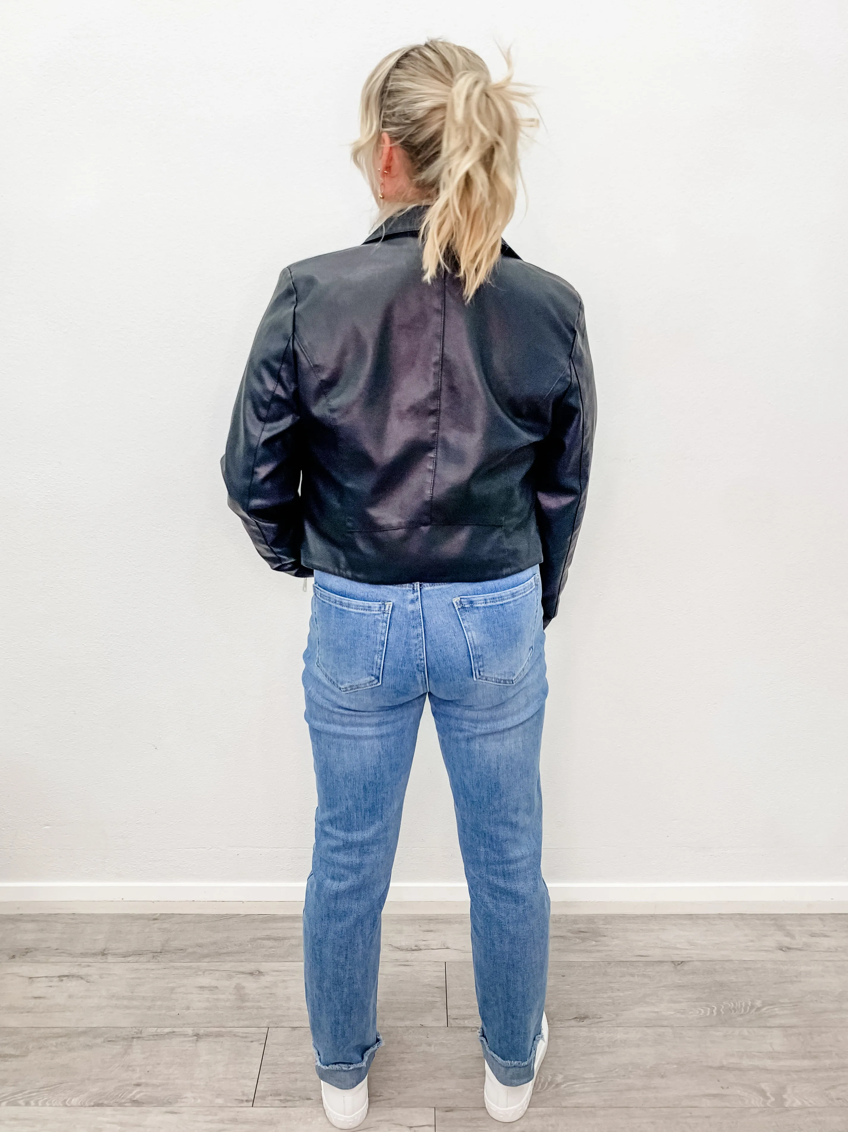 Bianca Faux Leather Jacket