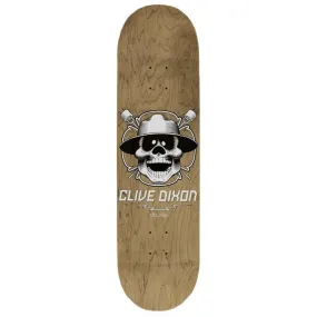 Birdhouse Pro Dixon Skull Skateboard Deck Grey 8.5