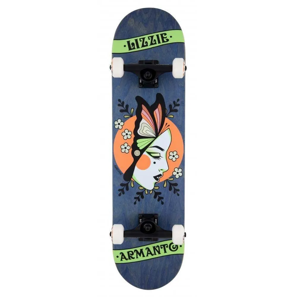 Birdhouse Stage 3 Armanto Butterfly Factory Complete Skateboard Blue 8