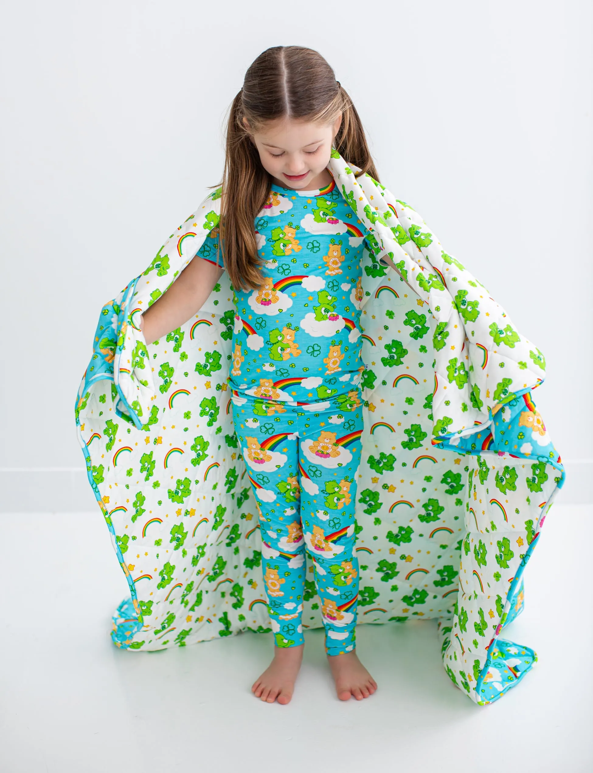 Birdie Bean Care Bears St. Patrick’s Day Toddler Birdie Quilt