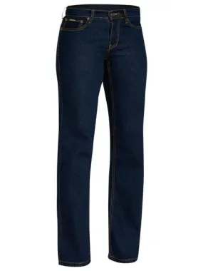 BISLEY Womens Rough Rider Denim Stretch Jeans 95% Cotton 5% Elastane 465gsm 13.75oz