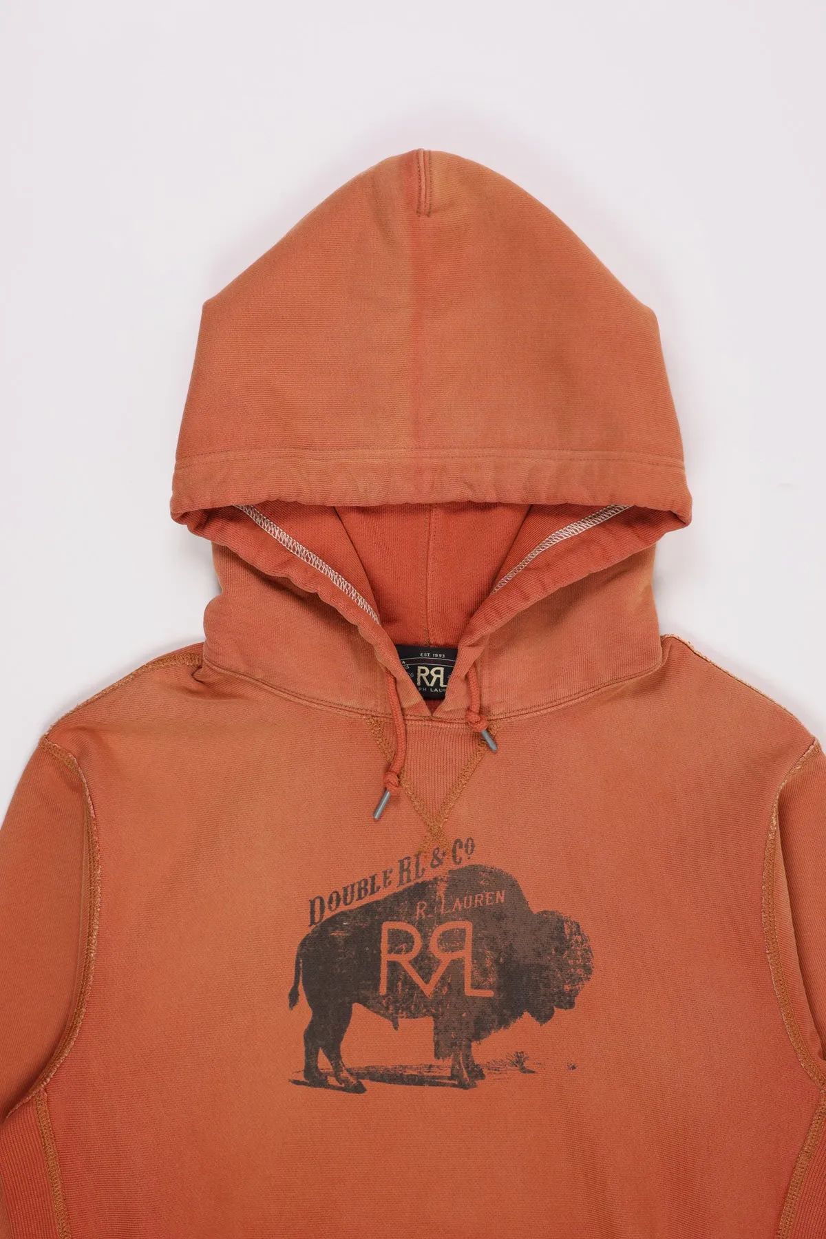 Bison Hoodie - Vintage Orange