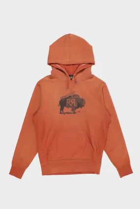 Bison Hoodie - Vintage Orange