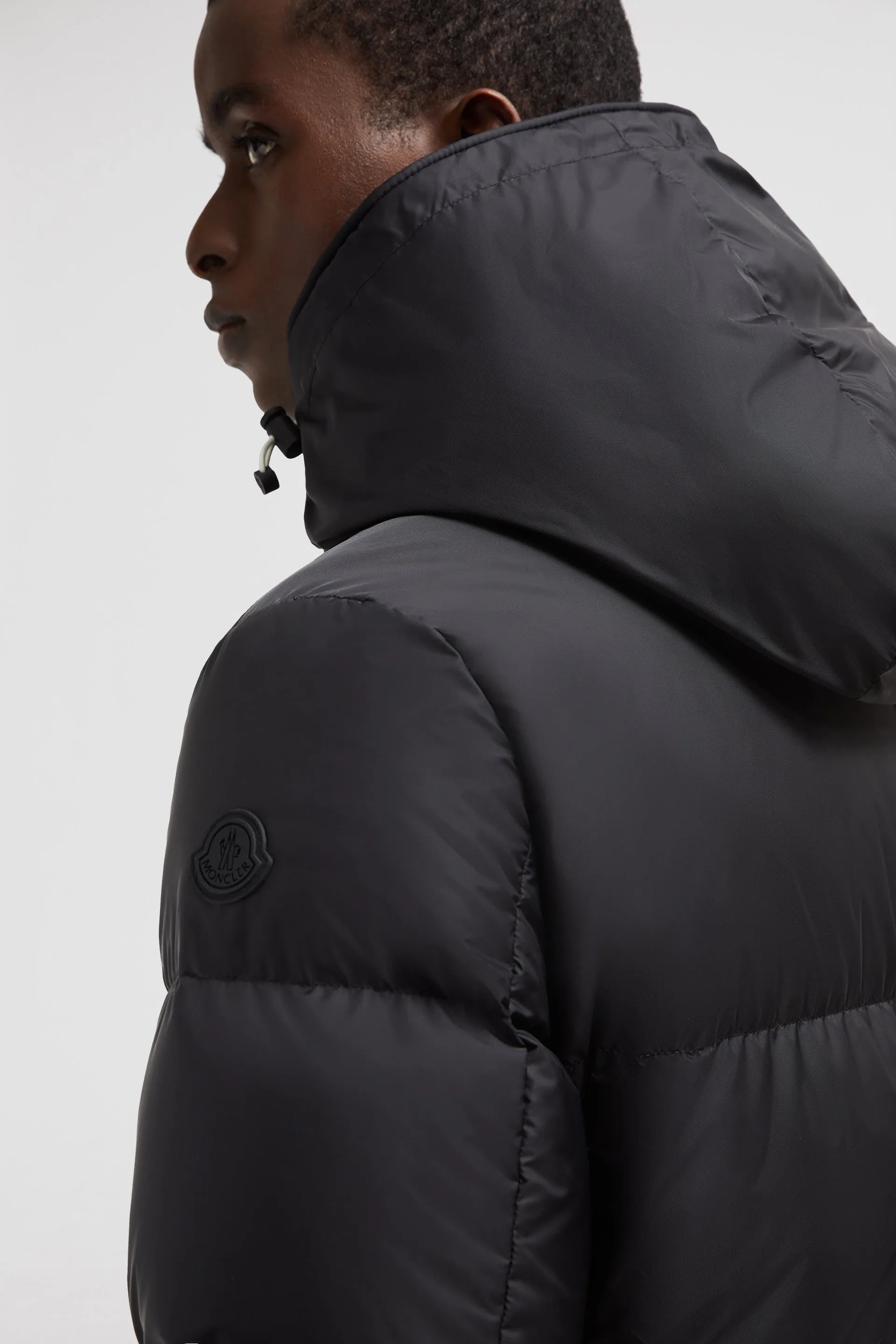 Black Nylon Puffer Jacket