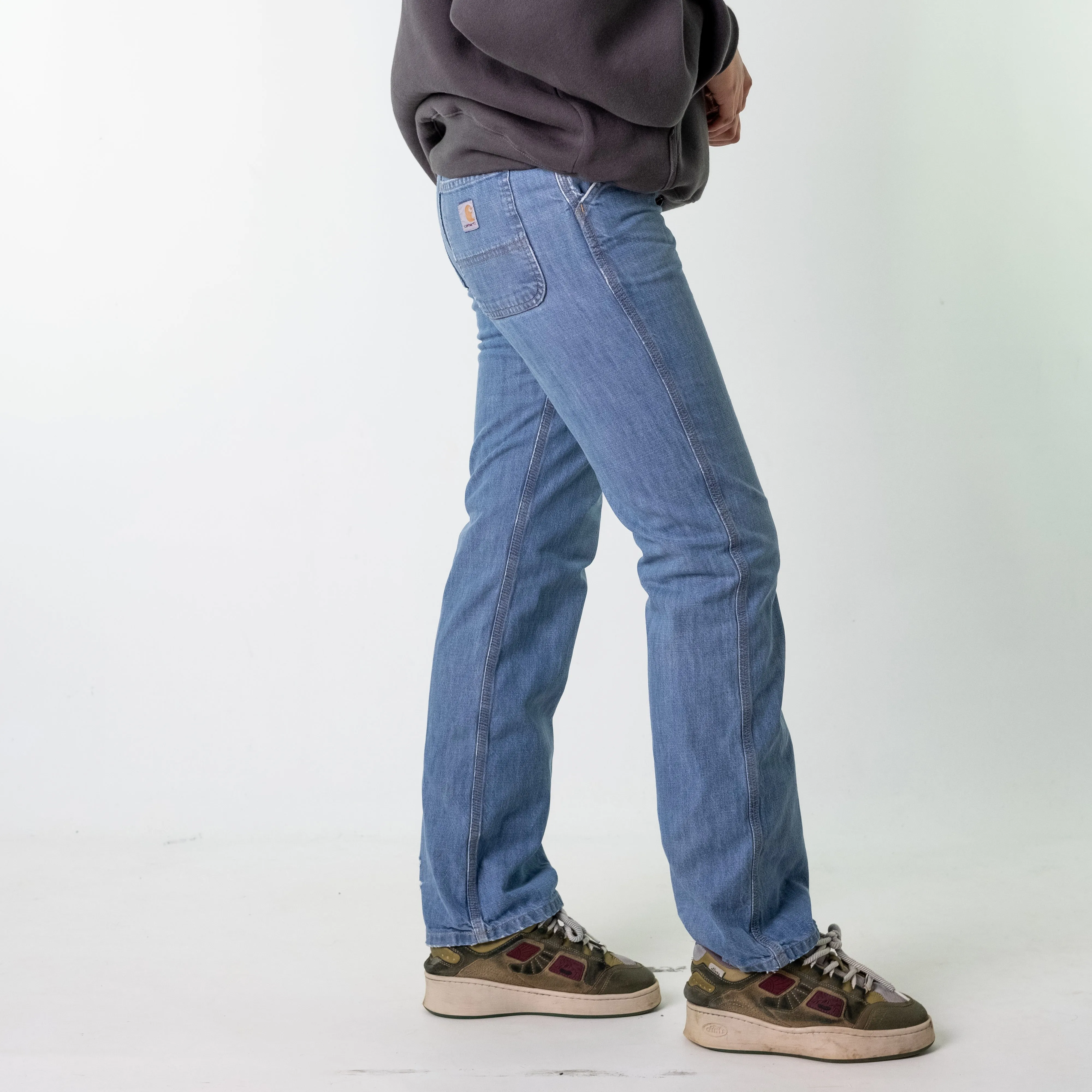Blue Denim 90s Carhartt  Cargo Skater Trousers Pants Jeans (30x32)