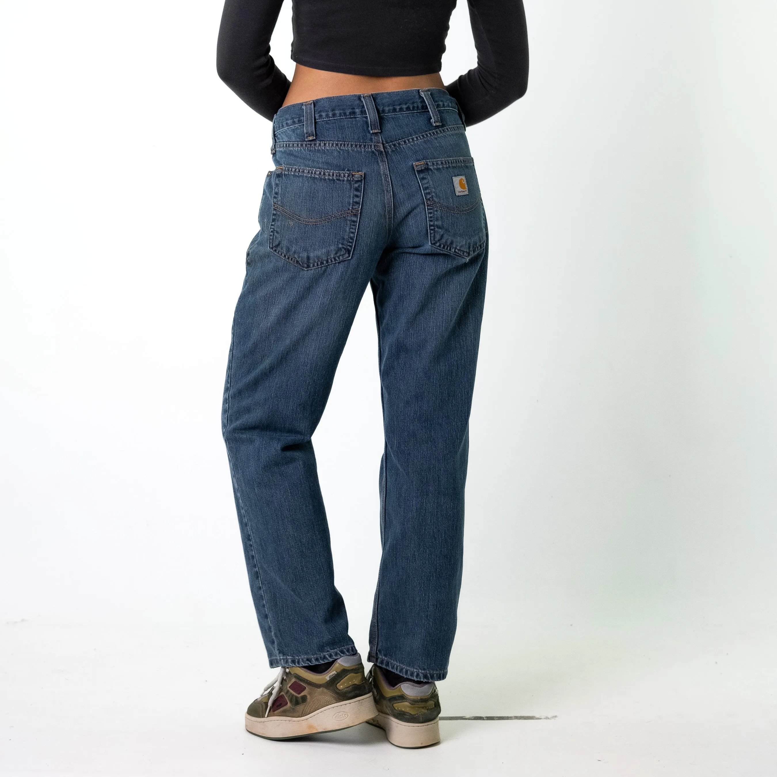 Blue Denim 90s Carhartt  Cargo Skater Trousers Pants Jeans (32x30)