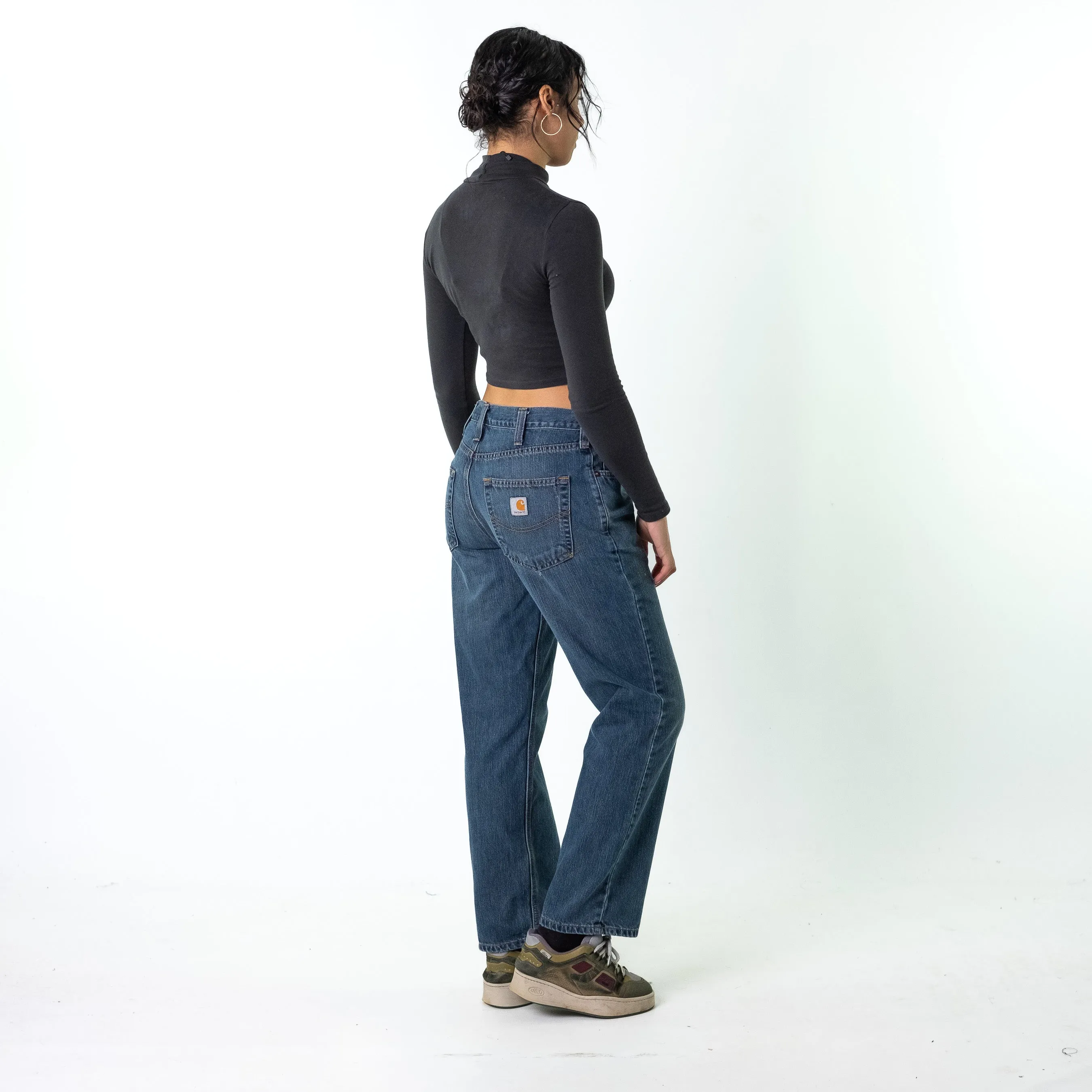 Blue Denim 90s Carhartt  Cargo Skater Trousers Pants Jeans (32x30)