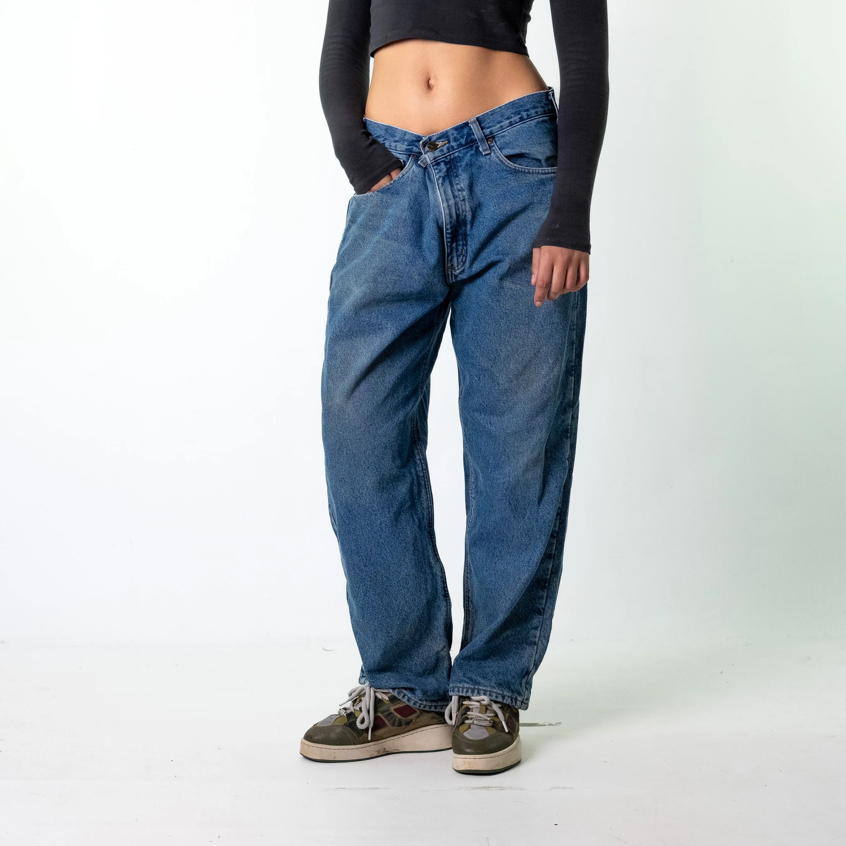 Blue Denim 90s Carhartt  Cargo Skater Trousers Pants Jeans (36x30)