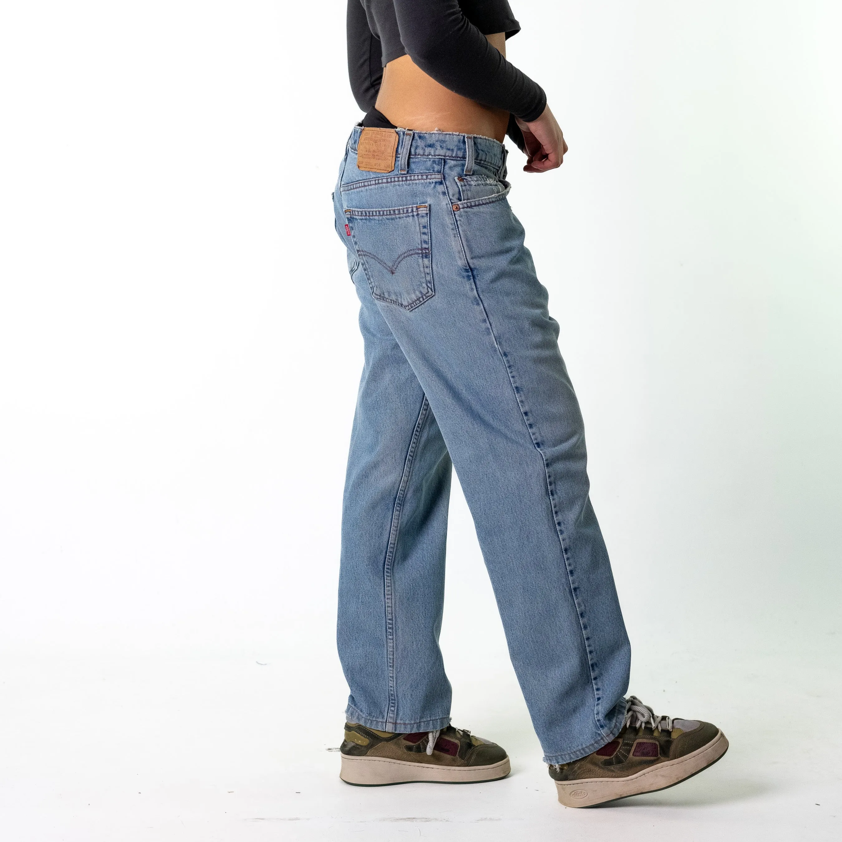 Blue Denim 90s Levi's 505 Cargo Skater Trousers Pants Jeans (36x30)