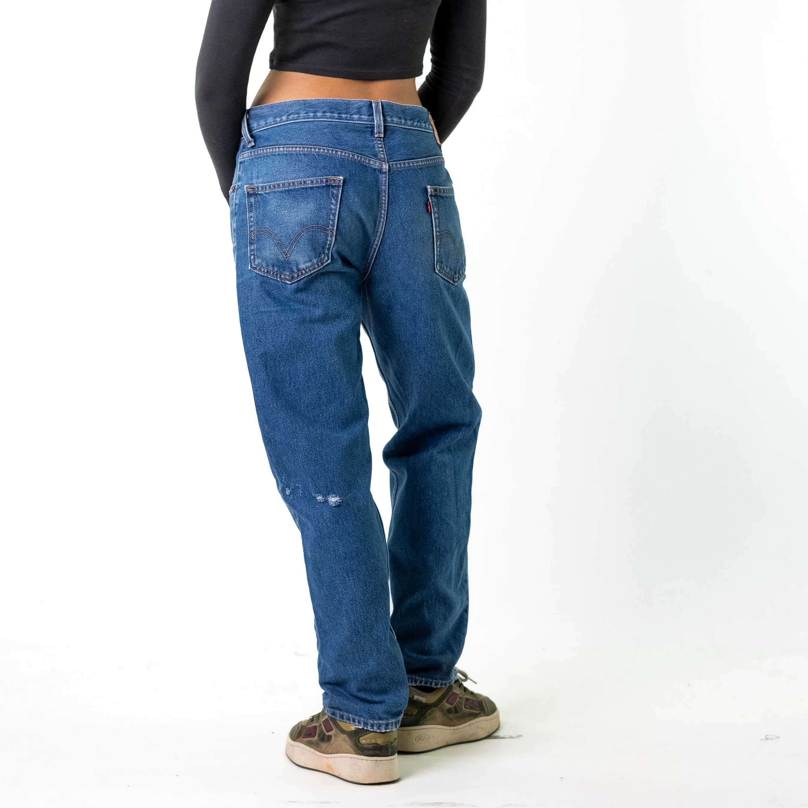 Blue Denim 90s Levi's 550 Cargo Skater Trousers Pants Jeans (34x32)