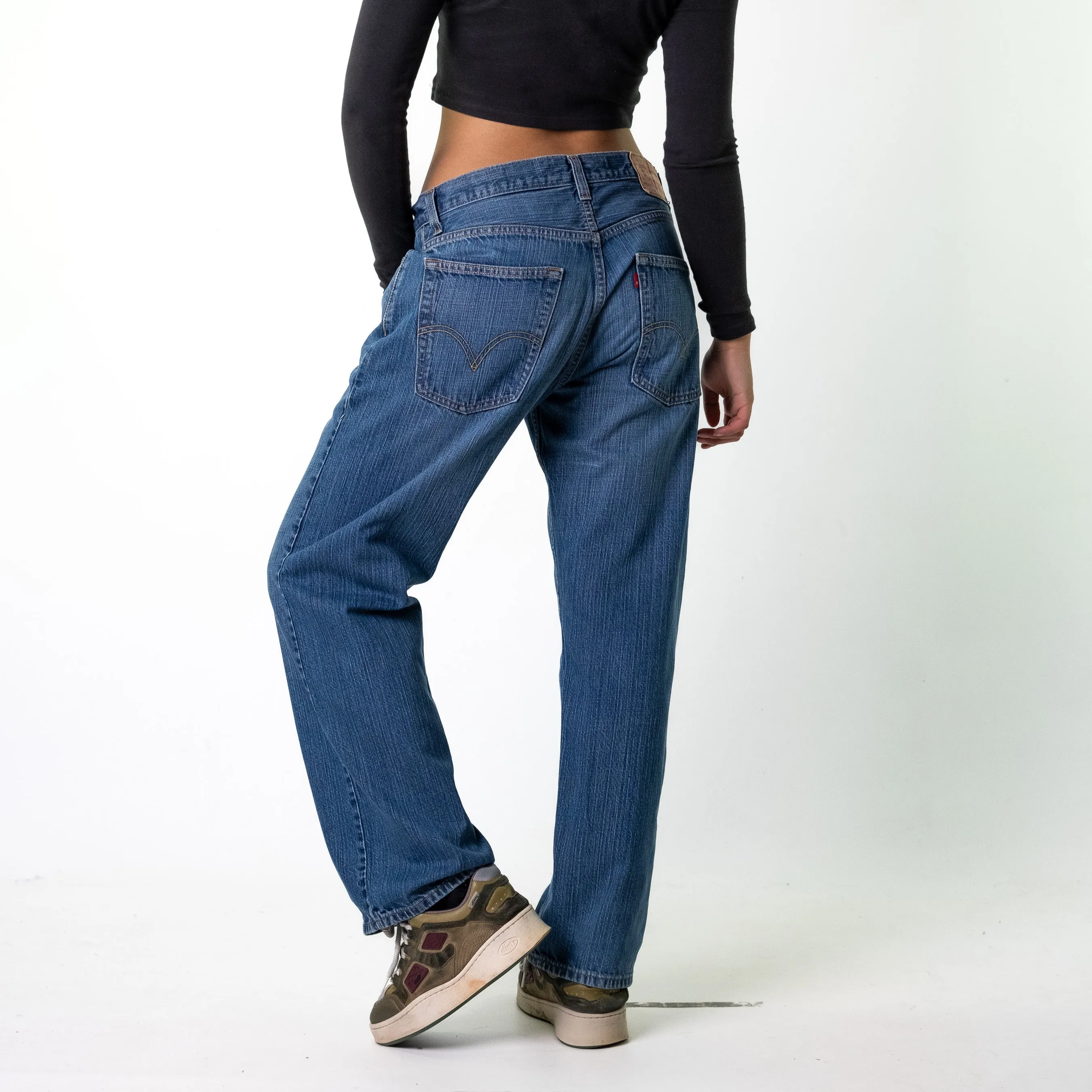 Blue Denim 90s Levi's  Cargo Skater Trousers Pants Jeans (36x32)