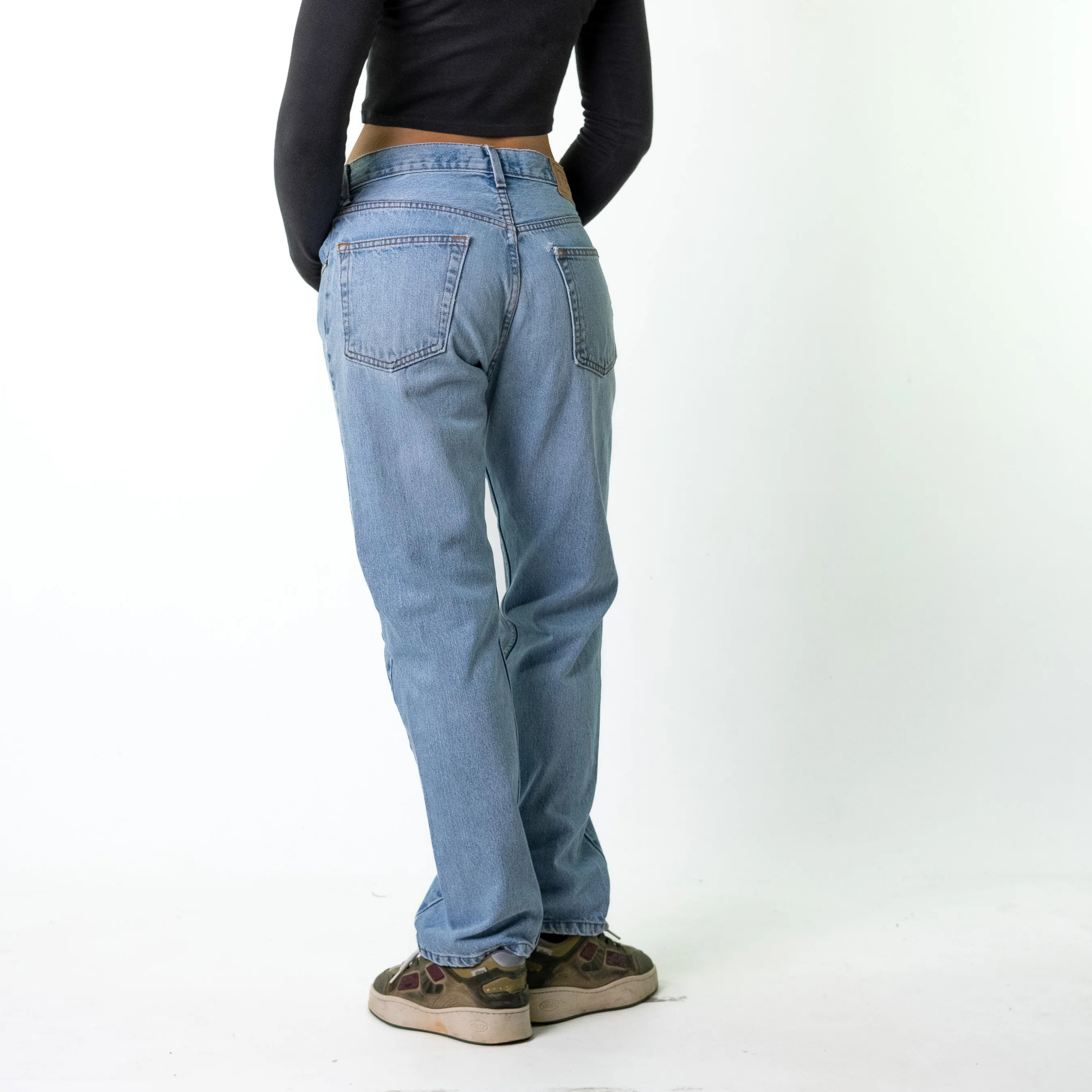 Blue Denim 90s Levi's Signature Cargo Skater Trousers Pants Jeans (32x32)