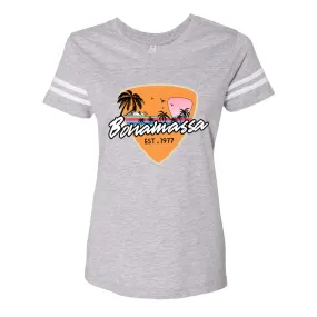 Blues Sunset Football V-Neck (Women)