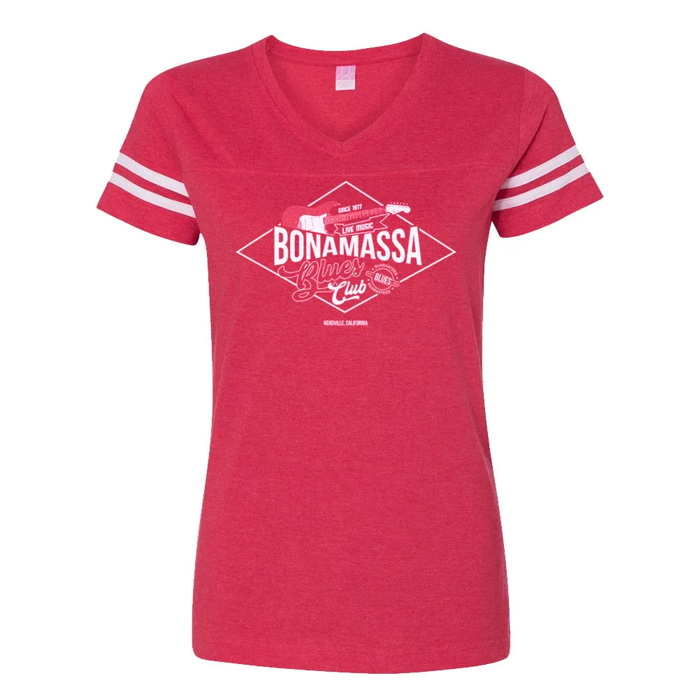 Bonamassa Blues Club Football V-Neck (Women)