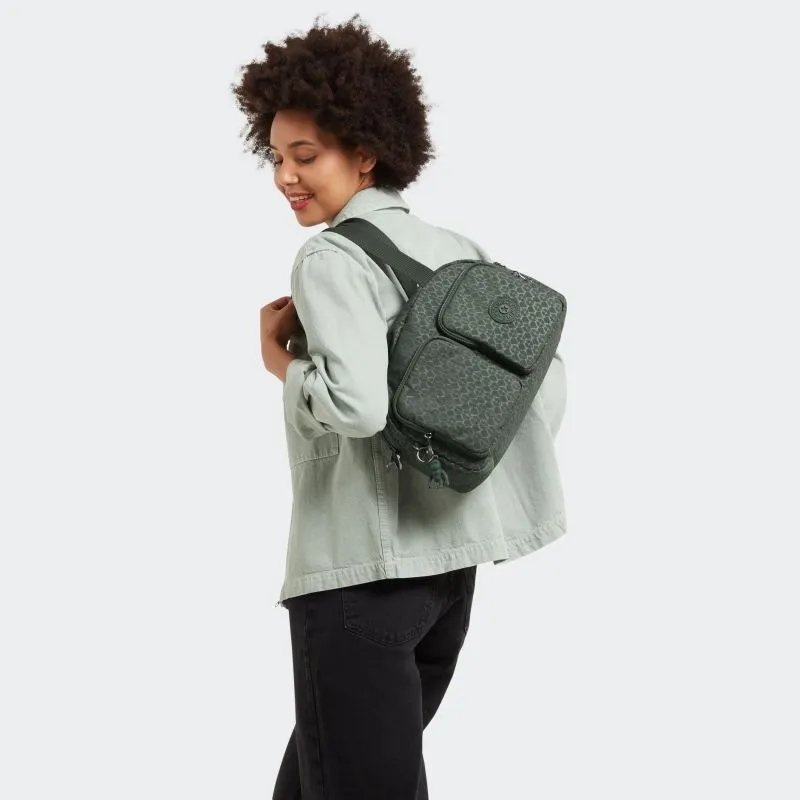 BORSA A SPALLA KIPLING DONNA COOL DEFEA SIGN GREEN EMB KPKI6017F6C1