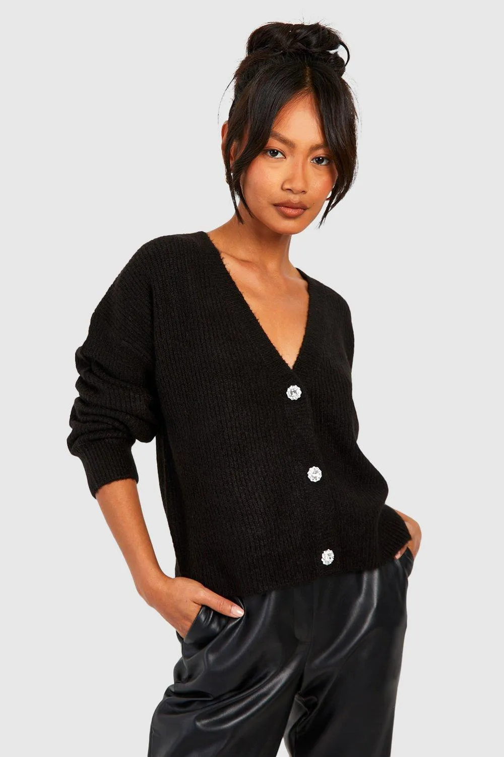 Boxy Crop Cardigan
