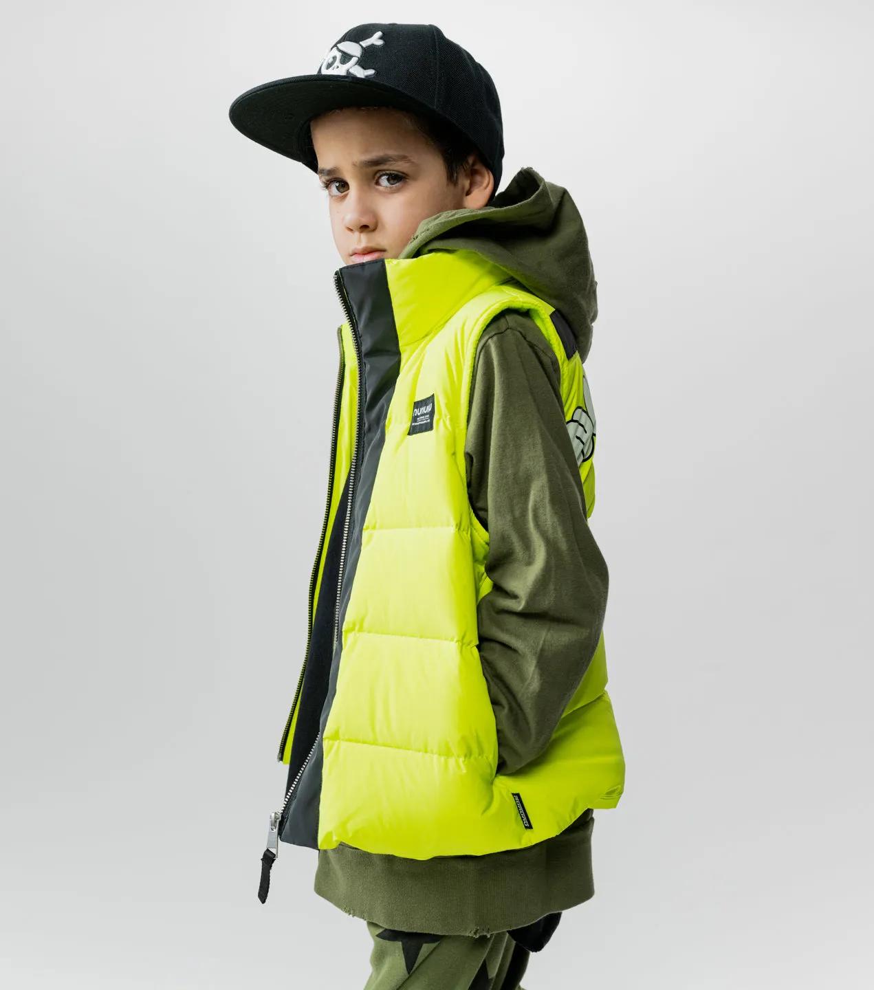 bright down vest