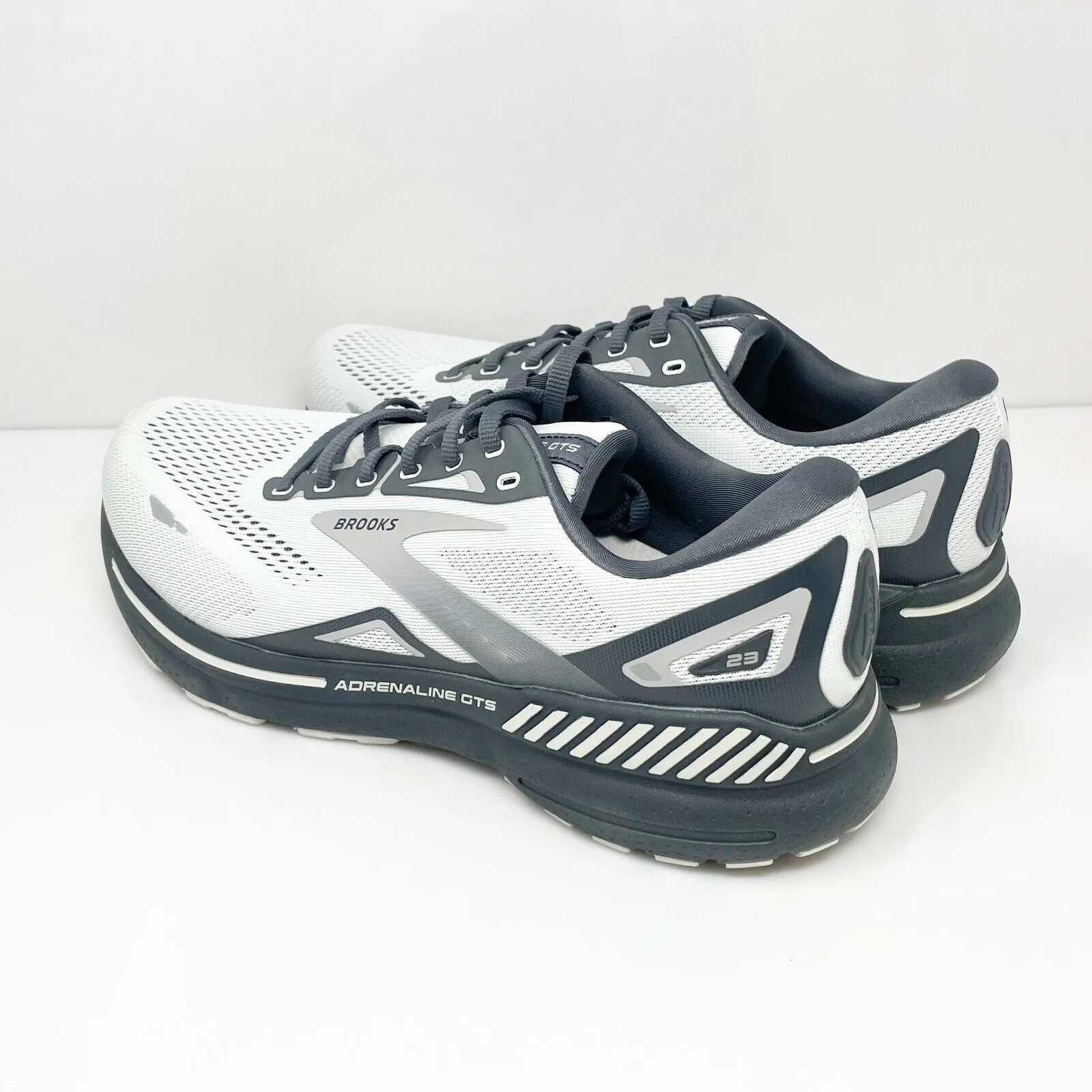 Brooks Mens Adrenaline GTS 23 1103912E065 Gray Running Shoes Sneakers Size 10 2E