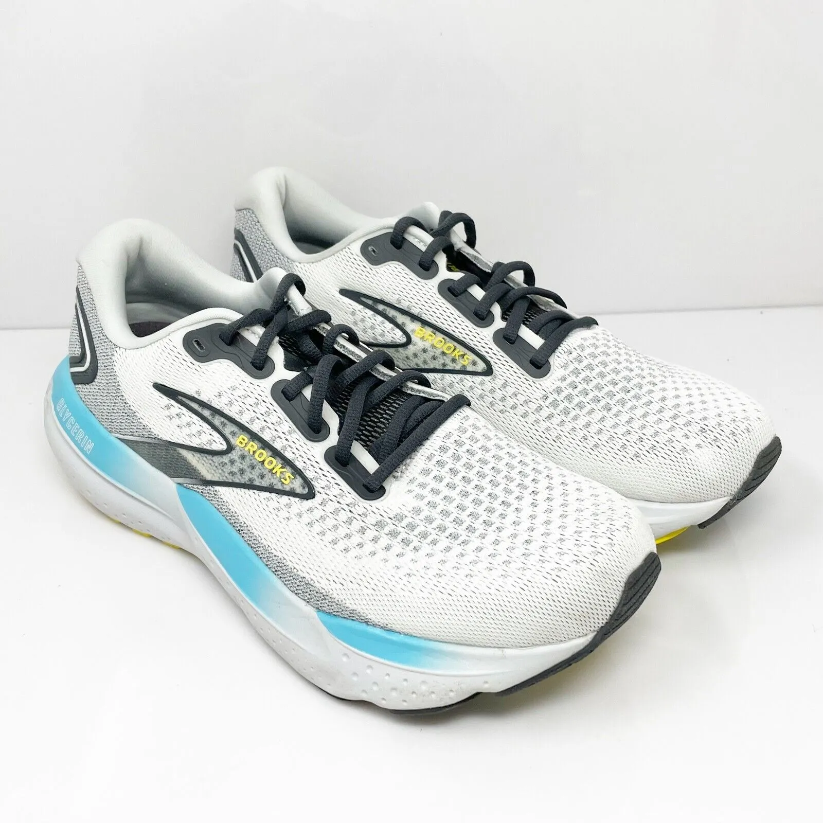 Brooks Mens Glycerin 21 1104192E184 Gray Running Shoes Sneakers Size 9.5 2E