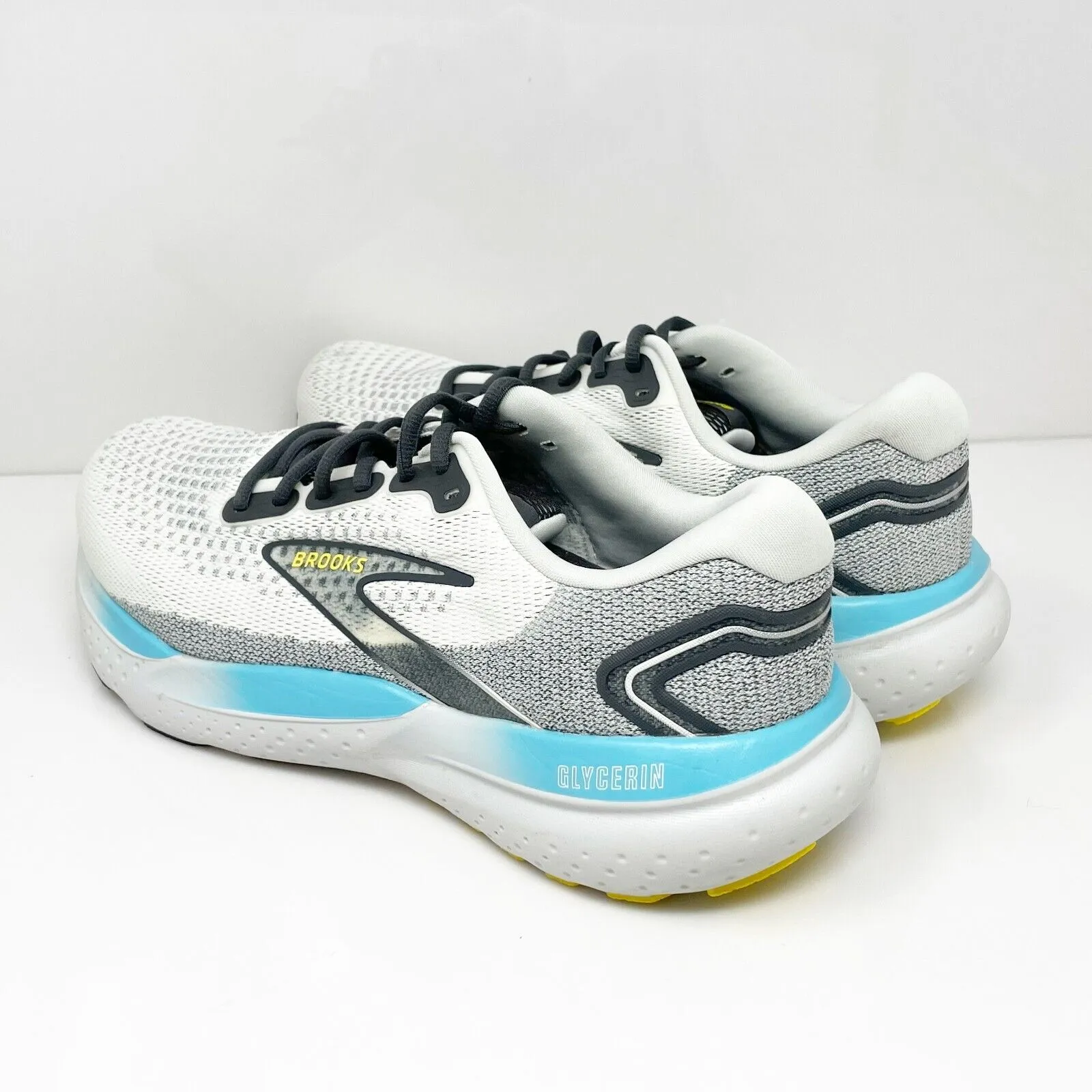 Brooks Mens Glycerin 21 1104192E184 Gray Running Shoes Sneakers Size 9.5 2E