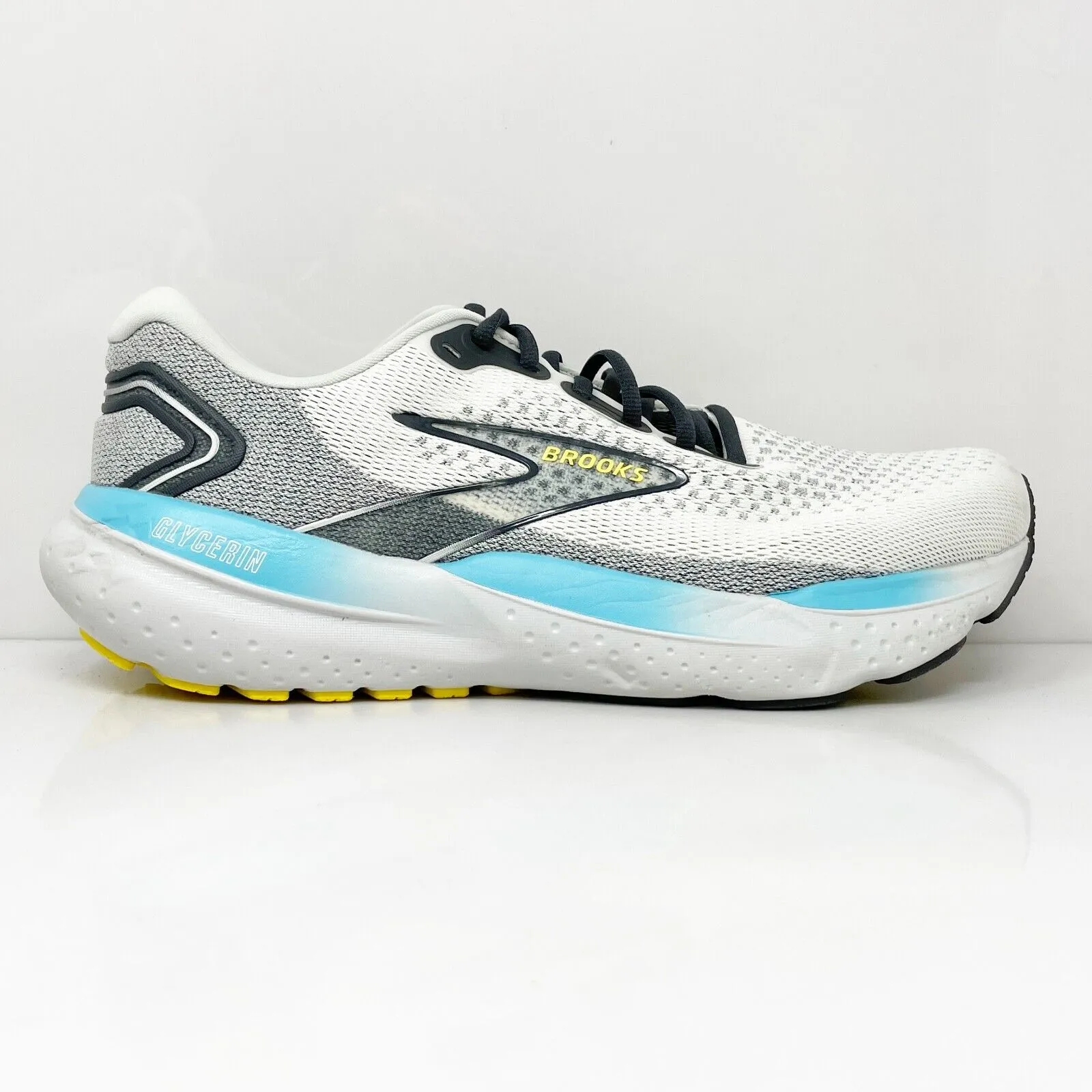 Brooks Mens Glycerin 21 1104192E184 Gray Running Shoes Sneakers Size 9.5 2E