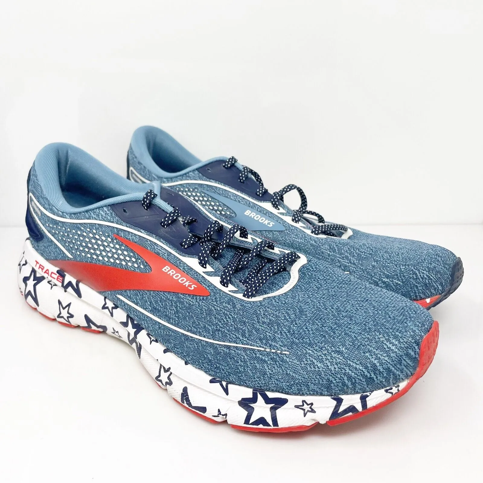Brooks Mens Trace 2 1103881D174 Blue Running Shoes Sneakers Size 11 D