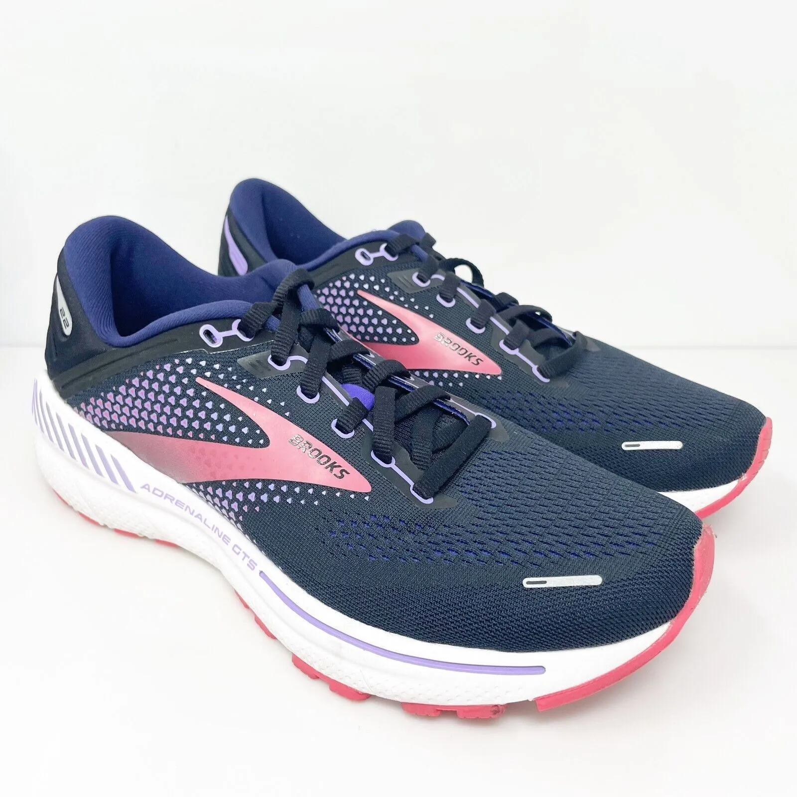 Brooks Womens Adrenaline GTS 22 1203531B080 Blue Running Shoes Sneakers Size 10B