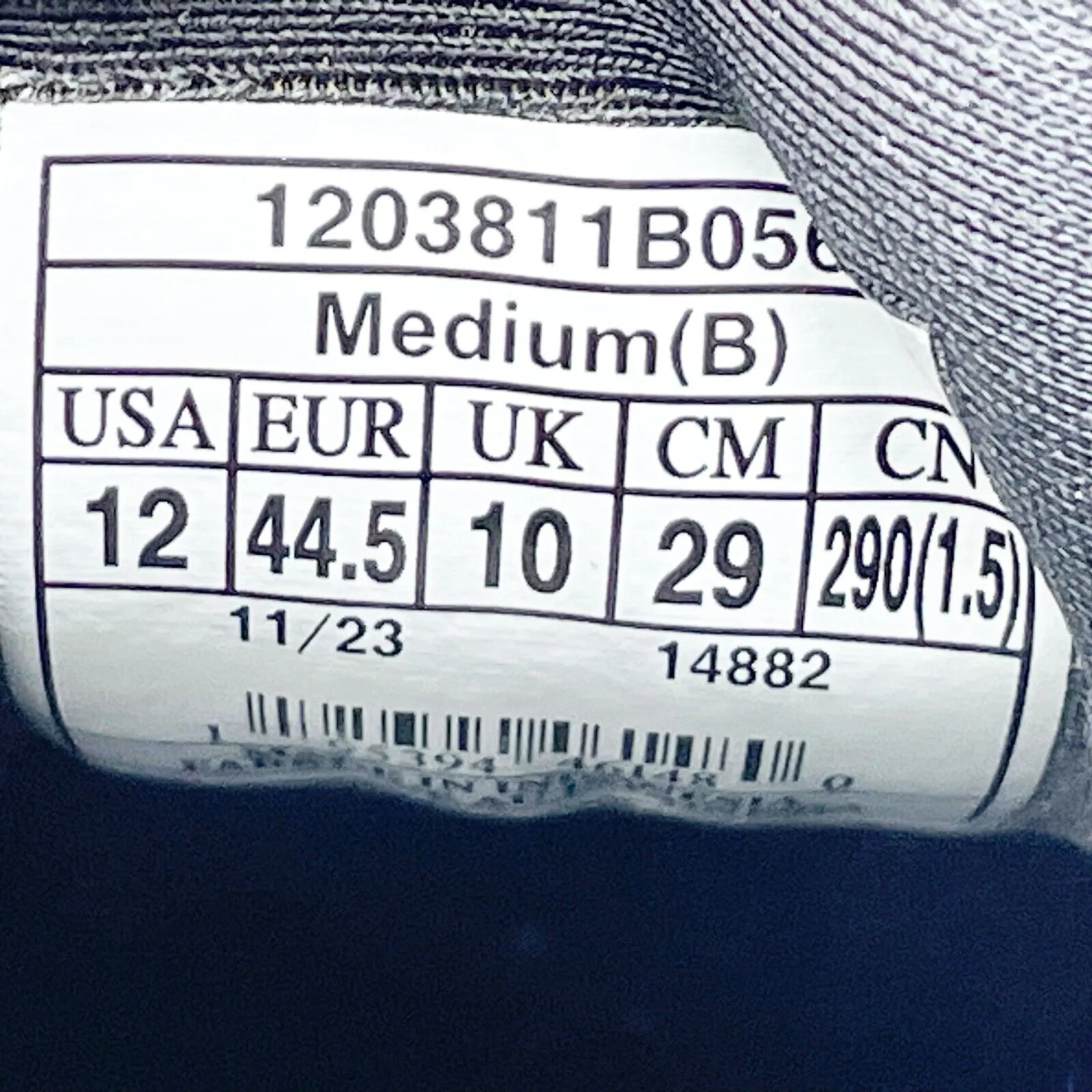 Brooks Womens Adrenaline GTS 23 1203811B056 Black Running Shoes Sneakers Sz 12 B