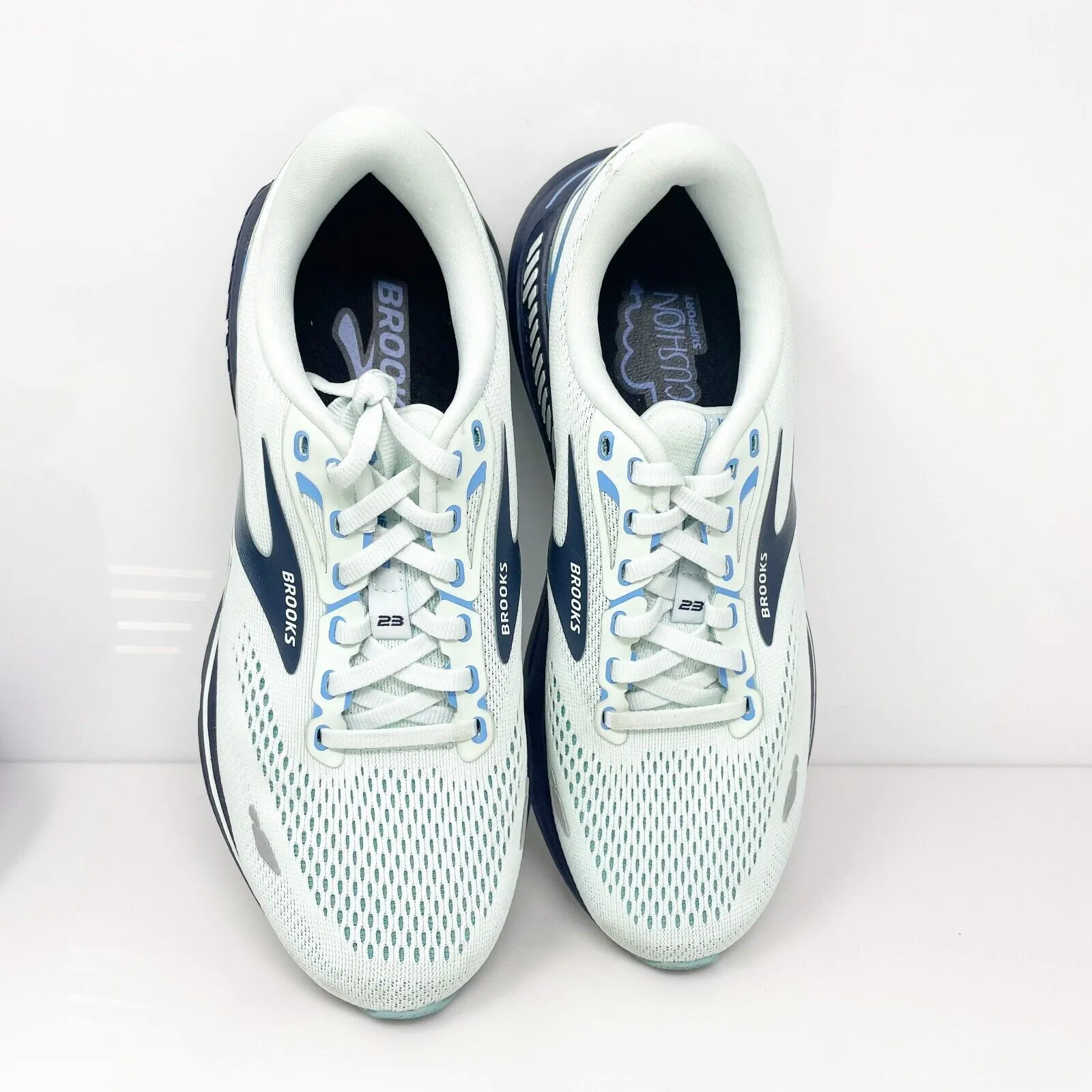 Brooks Womens Adrenaline GTS 23 1203811B471 Blue Running Shoes Sneakers Sz 9.5 B