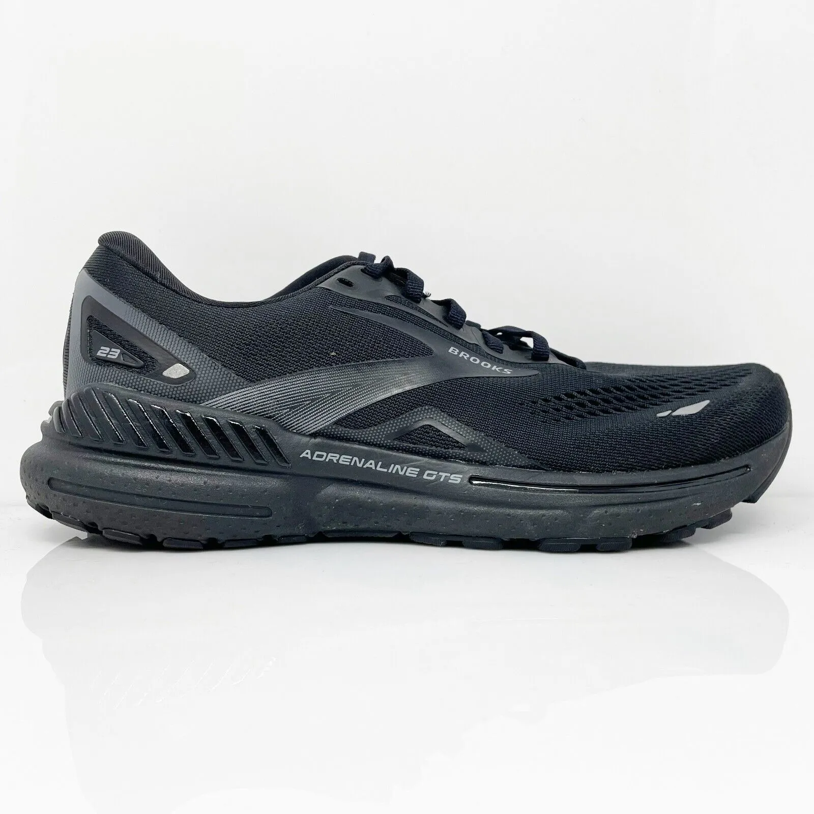 Brooks Womens Adrenaline GTS 23 1203811D020 Black Running Shoes Sneakers Sz 8 D
