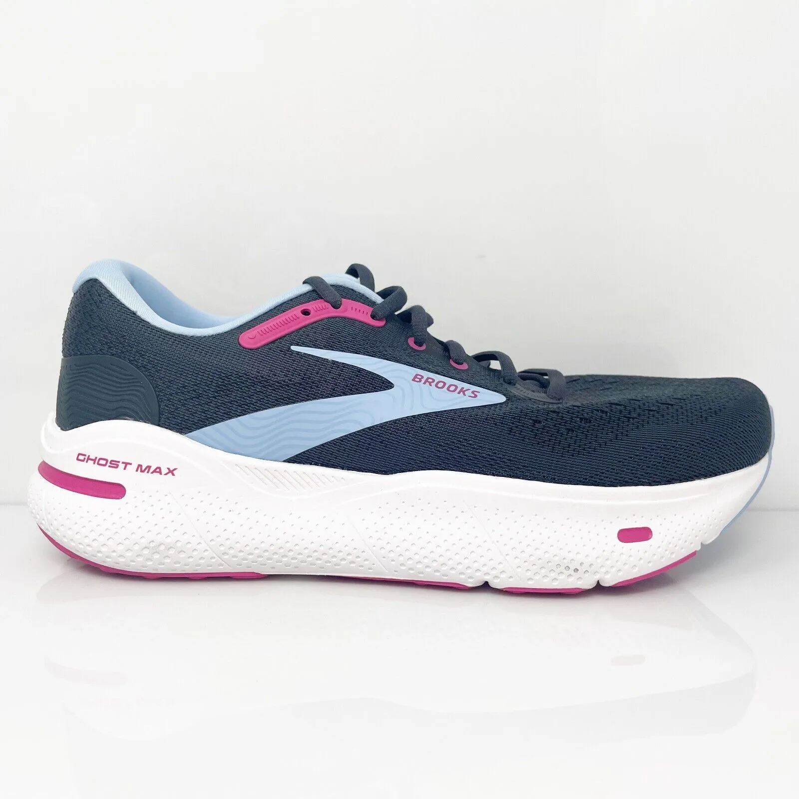 Brooks Womens Ghost Max 1203951B082 Black Running Shoes Sneakers Size 11 B