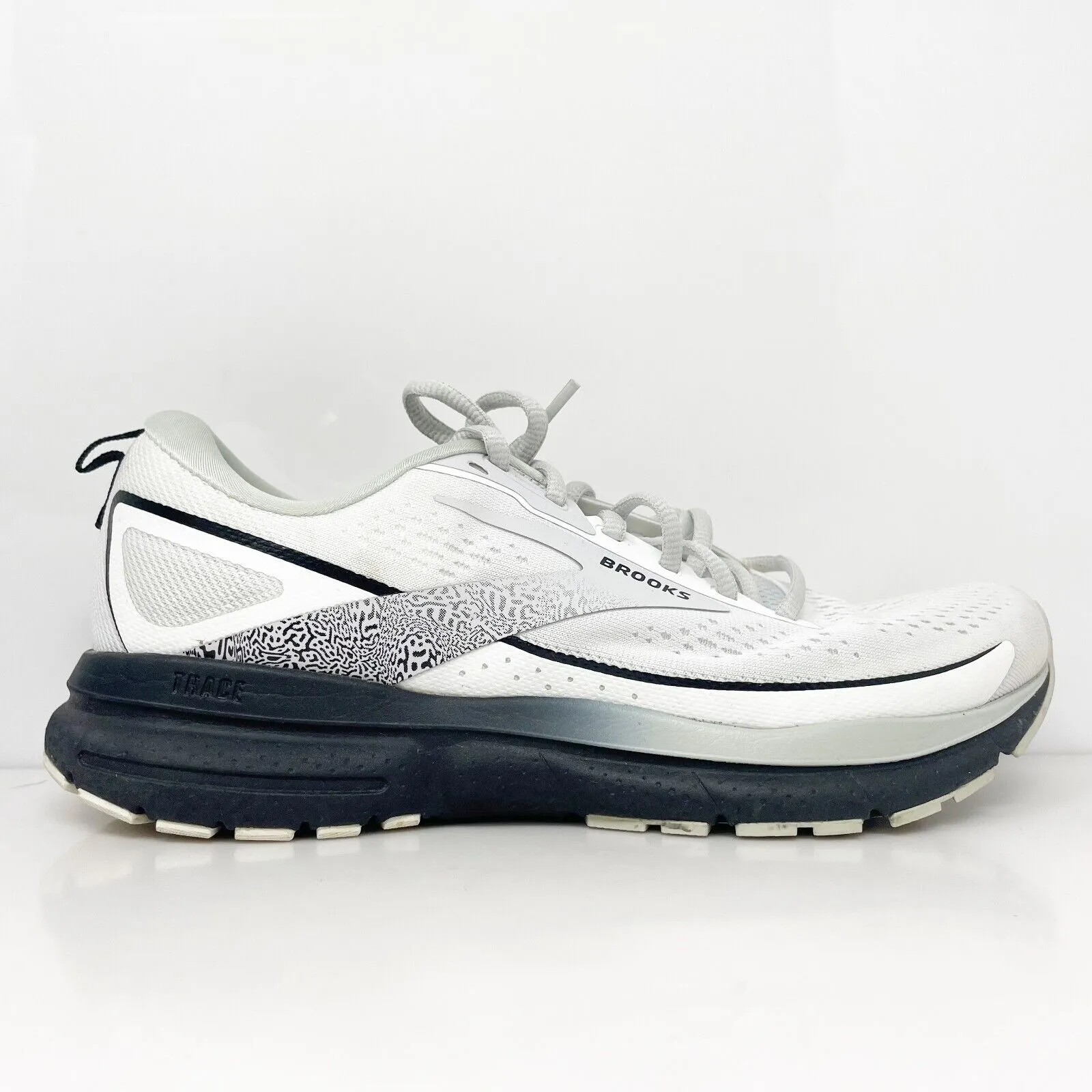 Brooks Womens Trace 3 1204011D191 White Running Shoes Sneakers Size 8.5 D