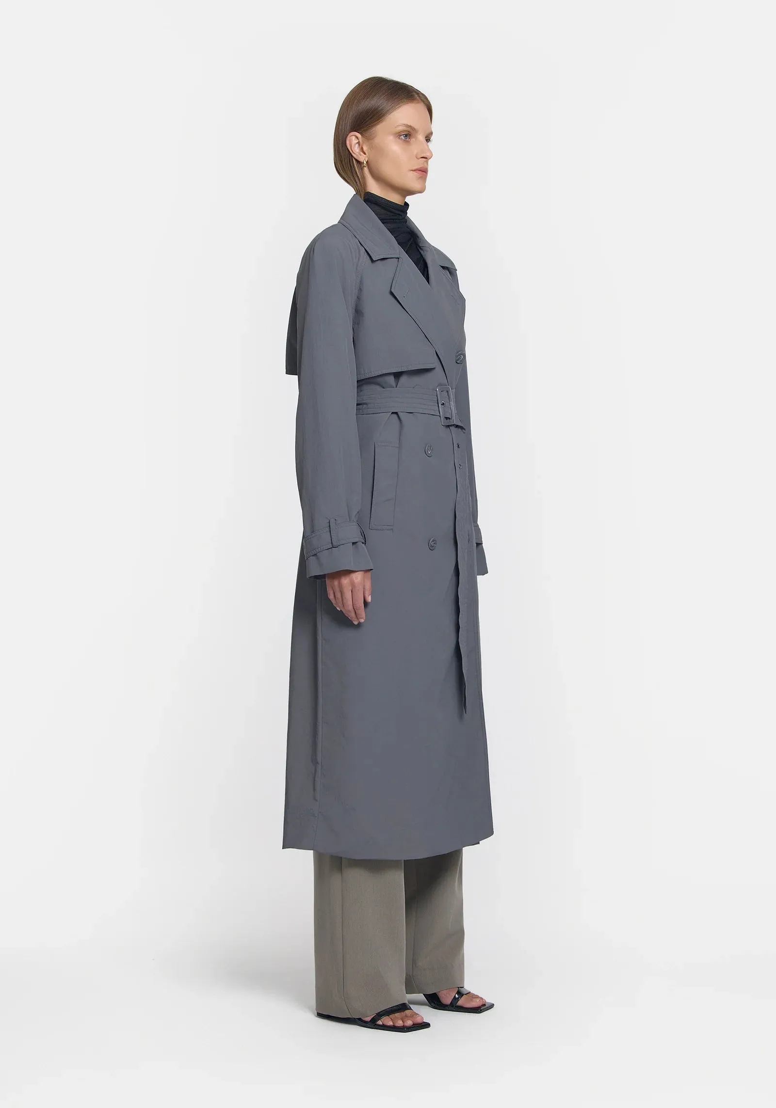 Brotherhood Trench in Smoke Grey