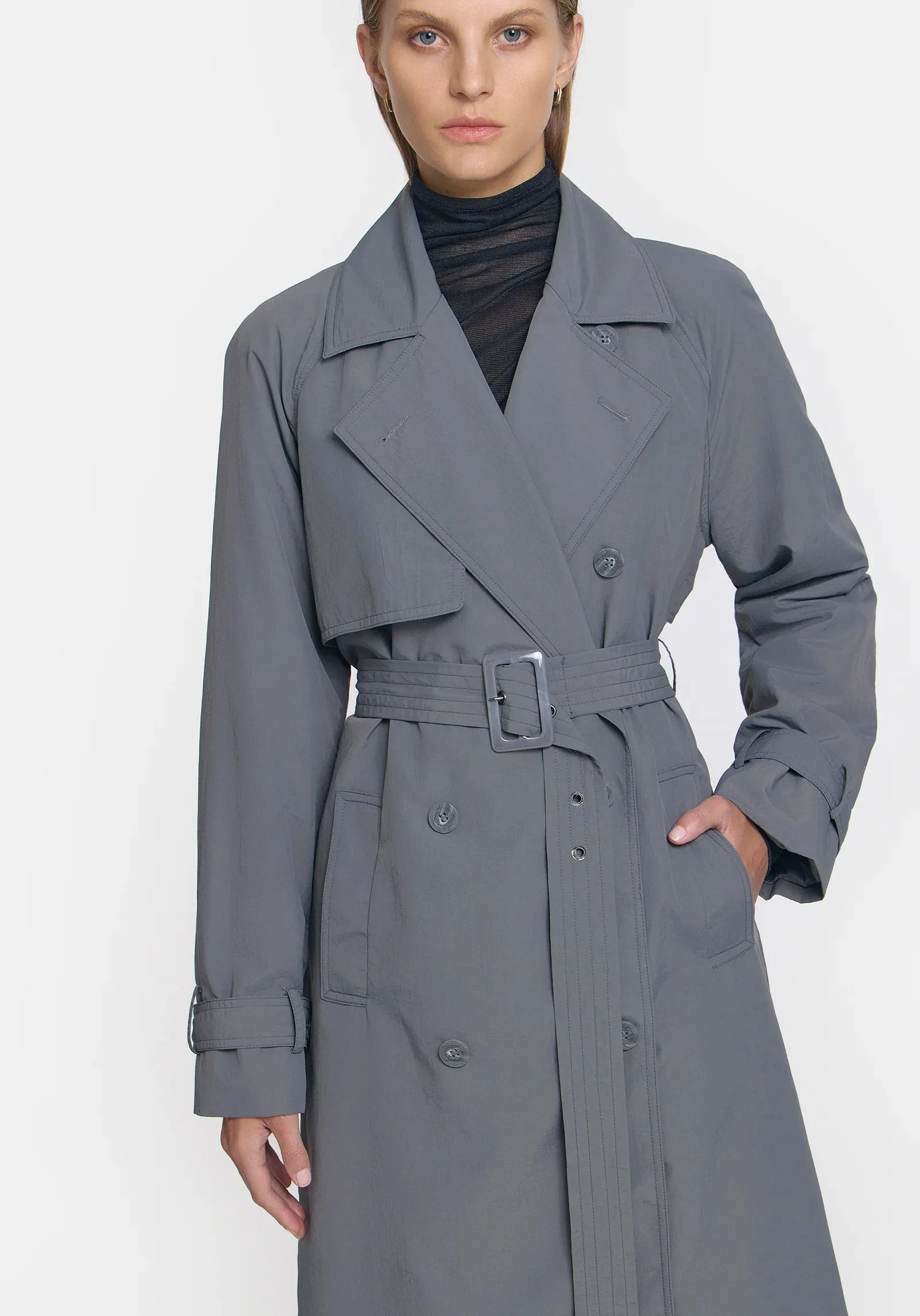 Brotherhood Trench in Smoke Grey