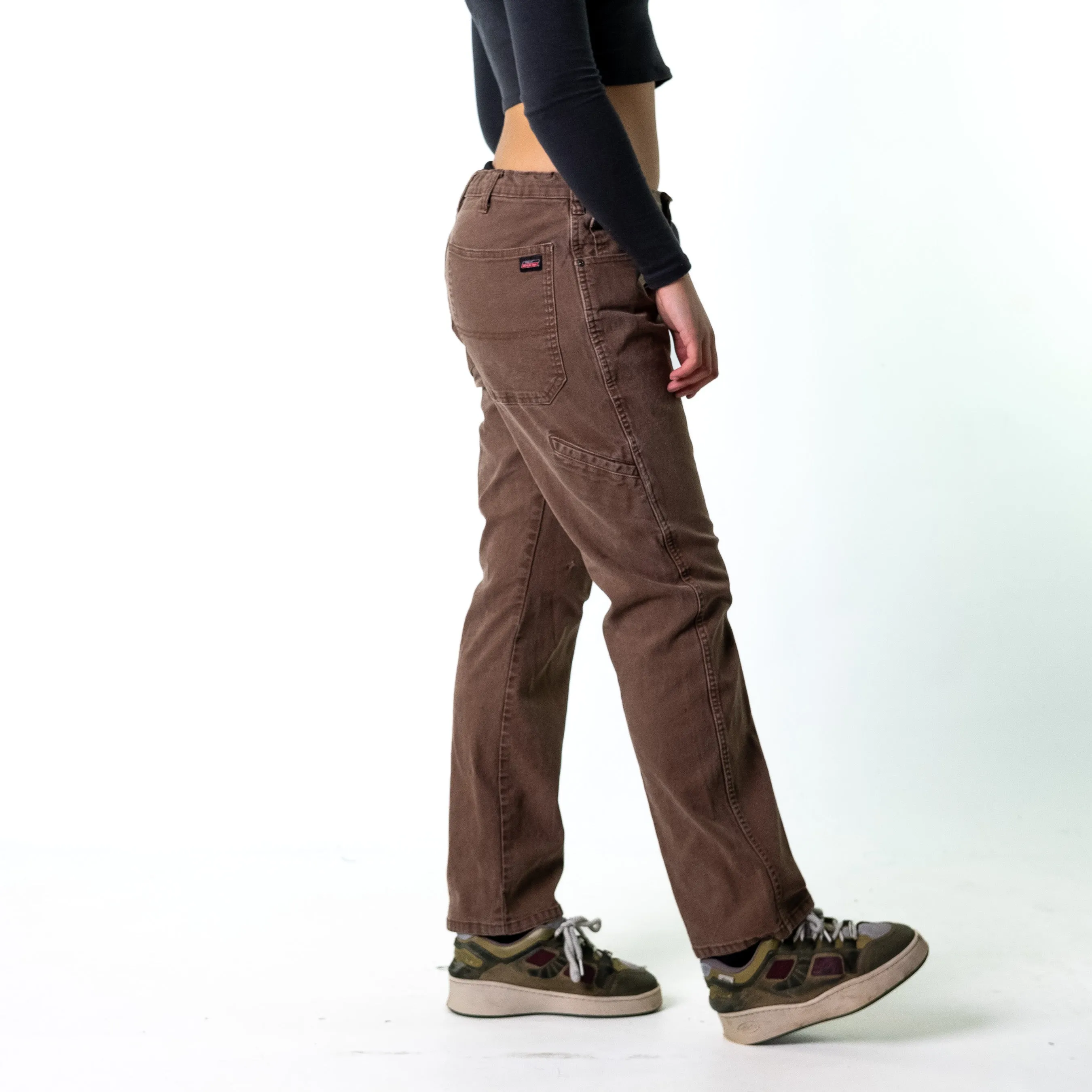 Brown 90s Dickies  Cargo Skater Trousers Pants Jeans (34x32)