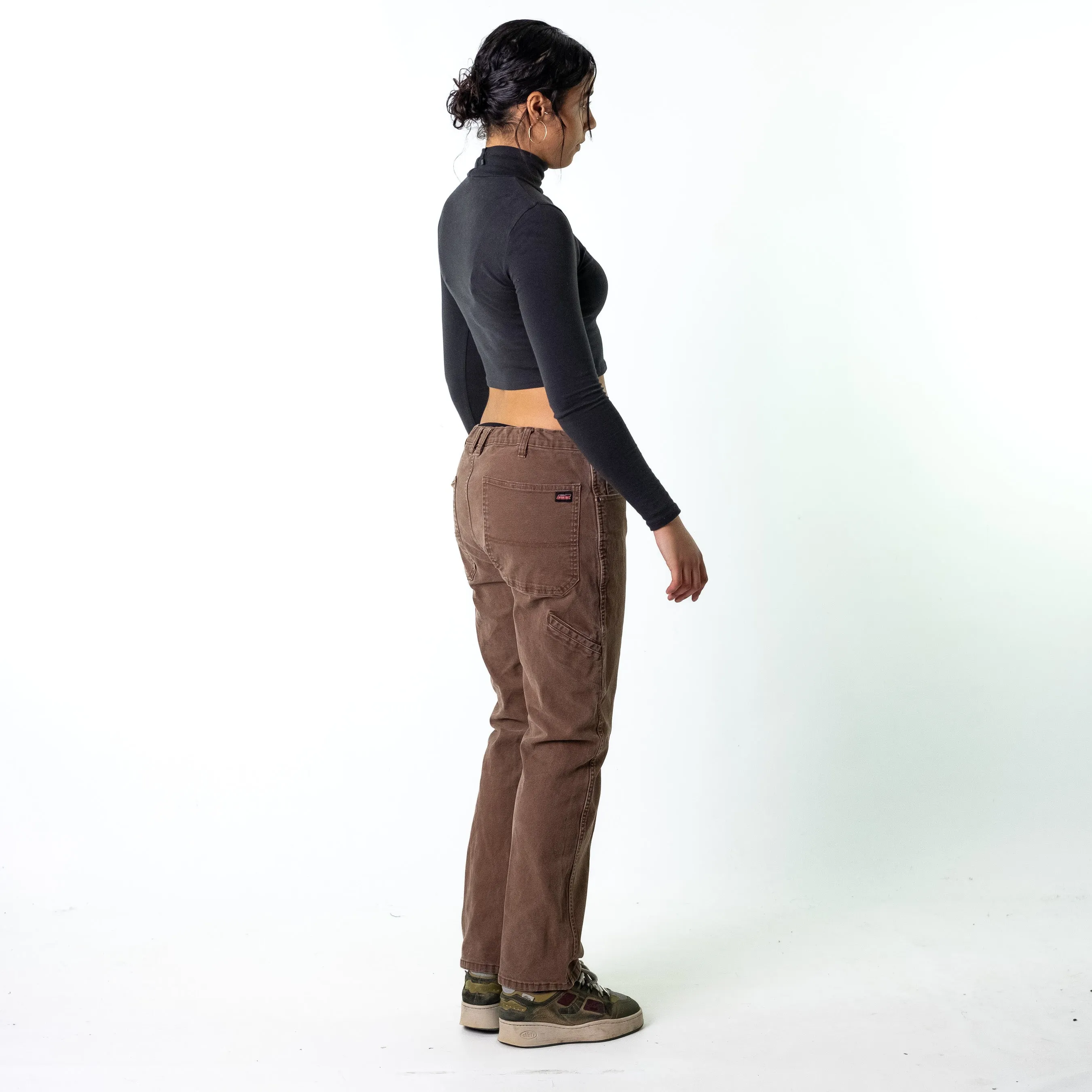 Brown 90s Dickies  Cargo Skater Trousers Pants Jeans (34x32)