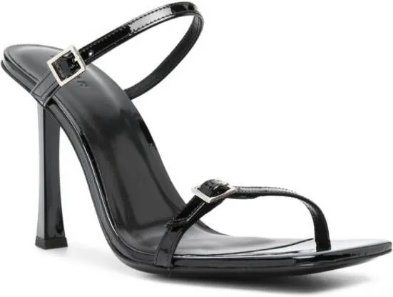 BY FAR Flick 100mm mules Black