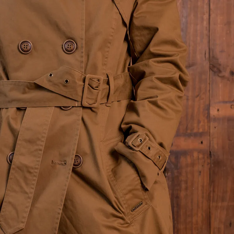 Cape Quarter Trench Coat Olive