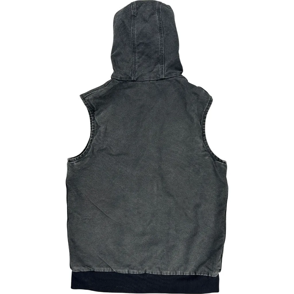 Carhartt Hooded Vest - Medium - Black Cotton