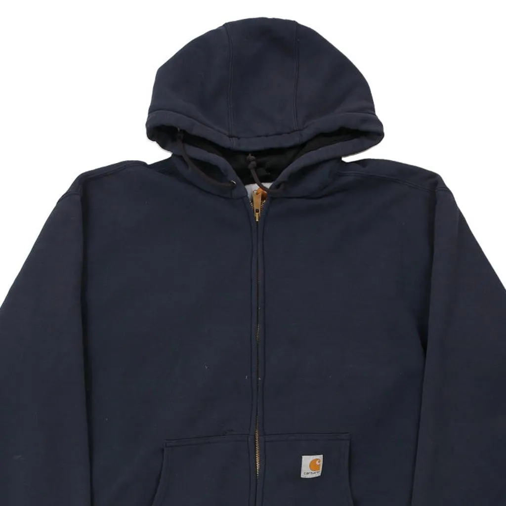 Carhartt Hoodie - XL Navy Cotton Blend