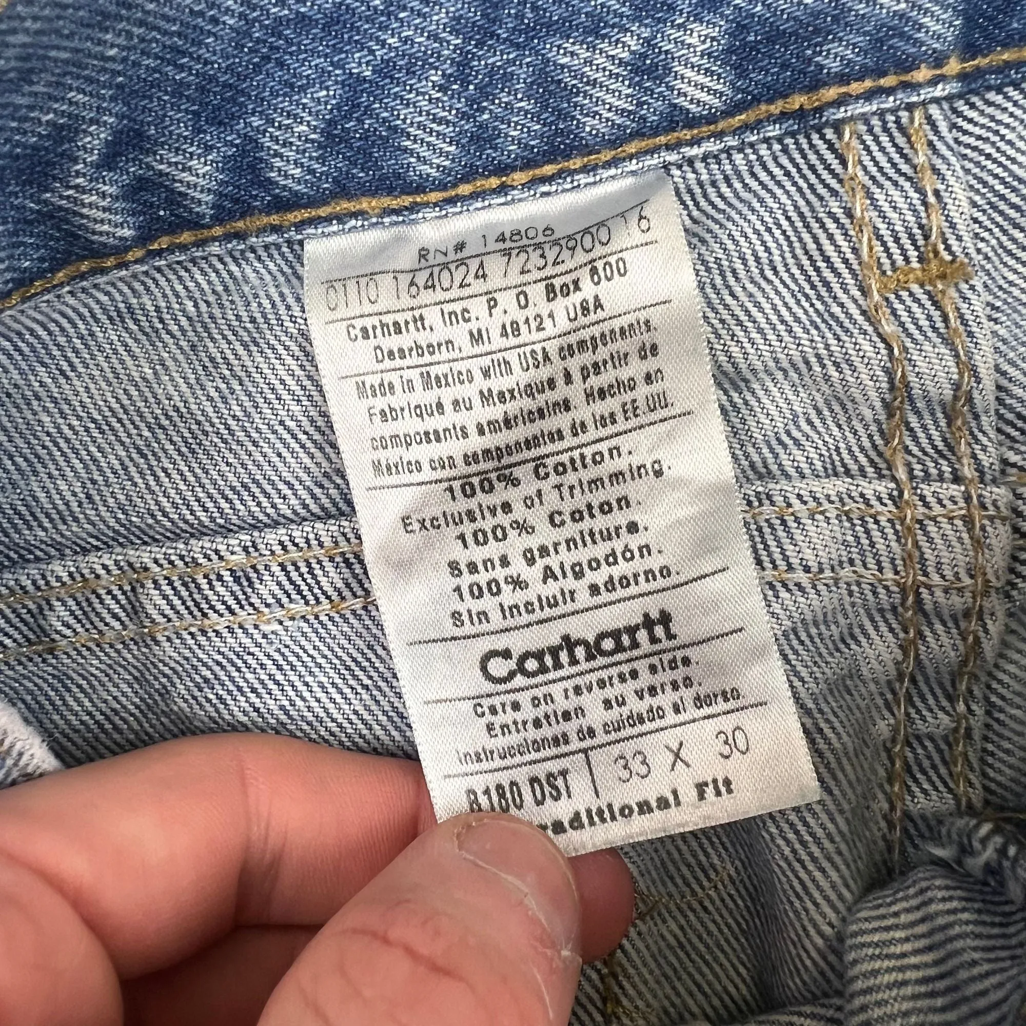 Carhartt Traditional Fit Jeans Blue