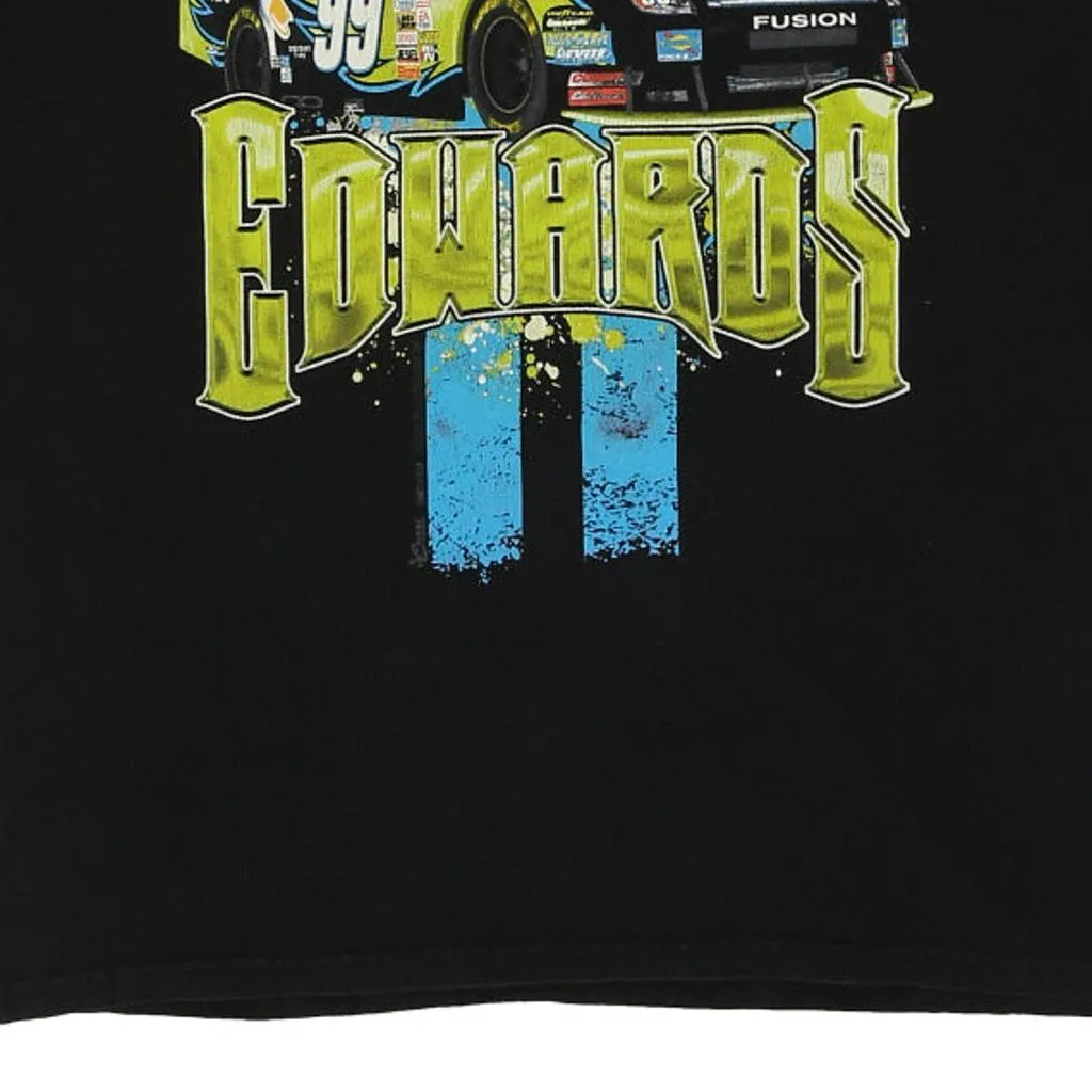 Carl Edwards Anvil Nascar Vest - Medium Black Cotton