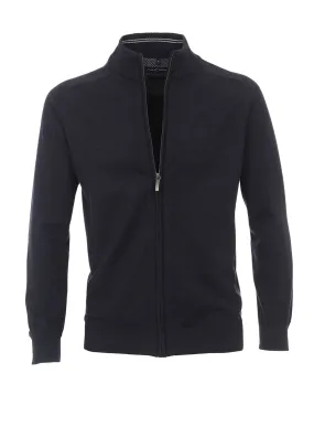 Casa Moda Full Zip Cardigan, Navy