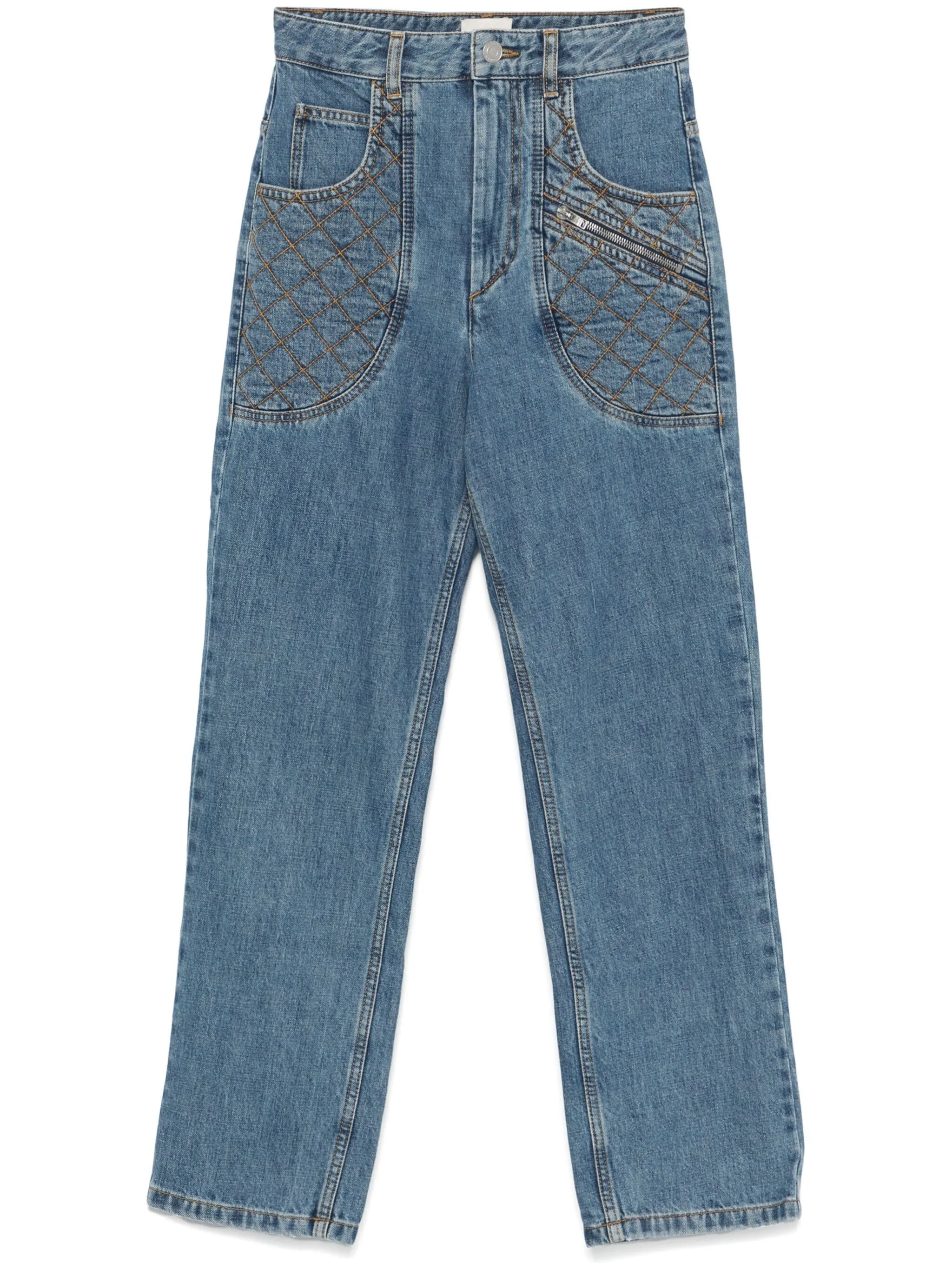 Cassandre high-rise wide-leg jeans